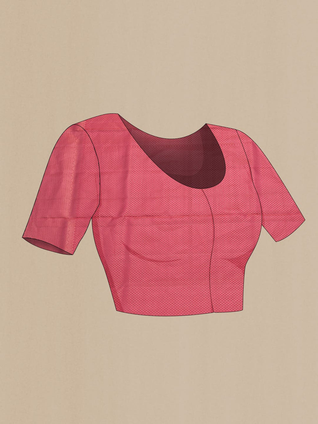 Pink Dual Tone Soft Silk Saree