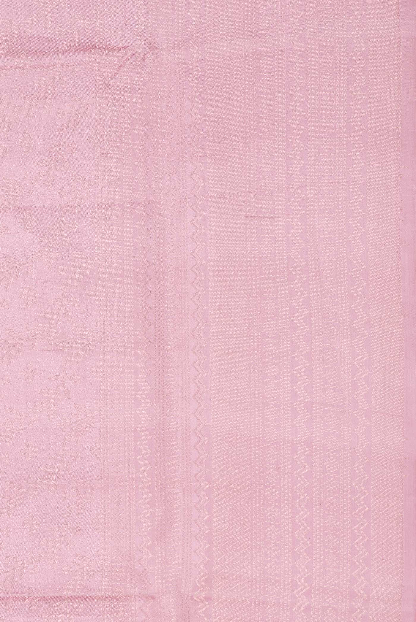 Pink Dual Tone Soft Silk Saree