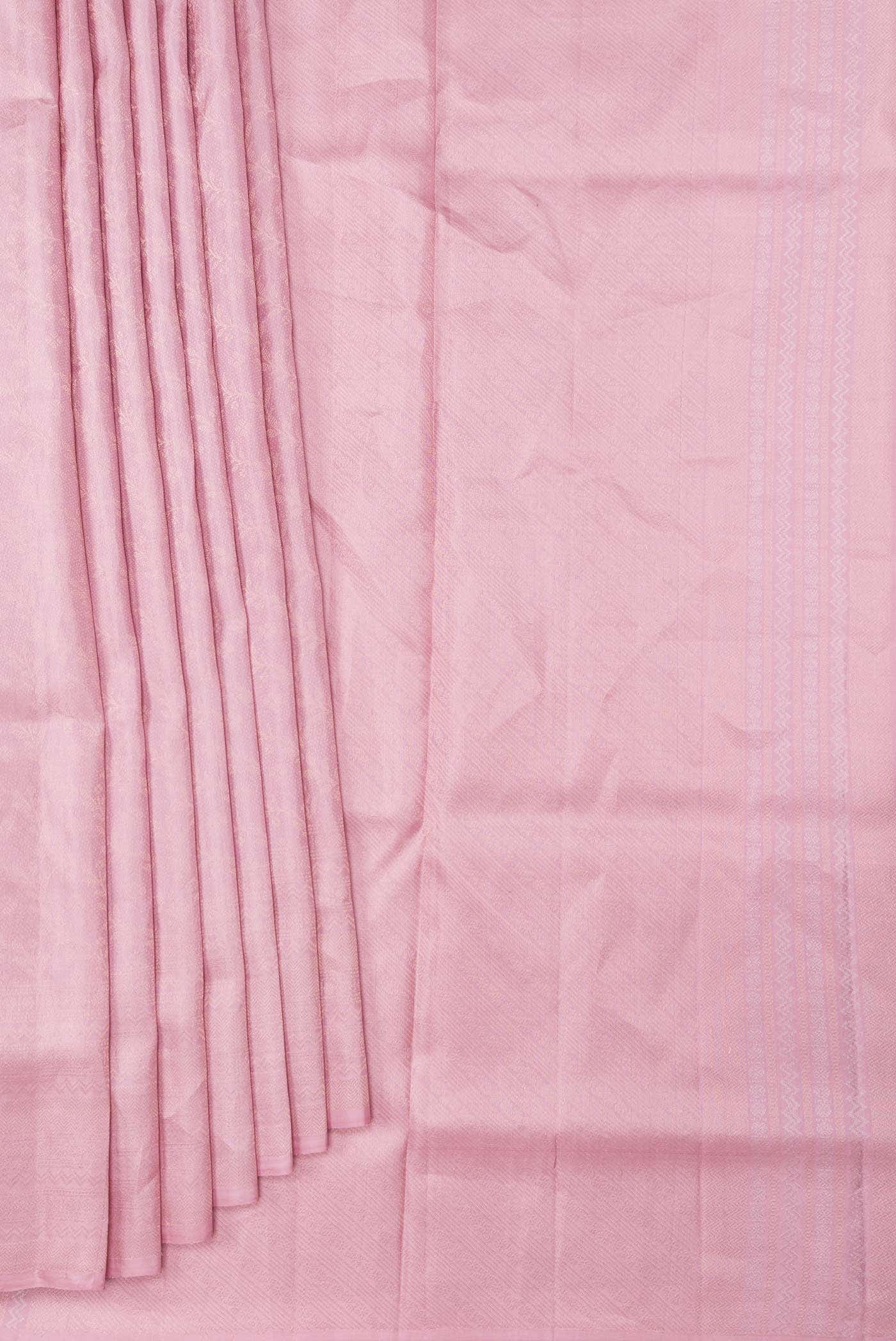Pink Dual Tone Soft Silk Saree