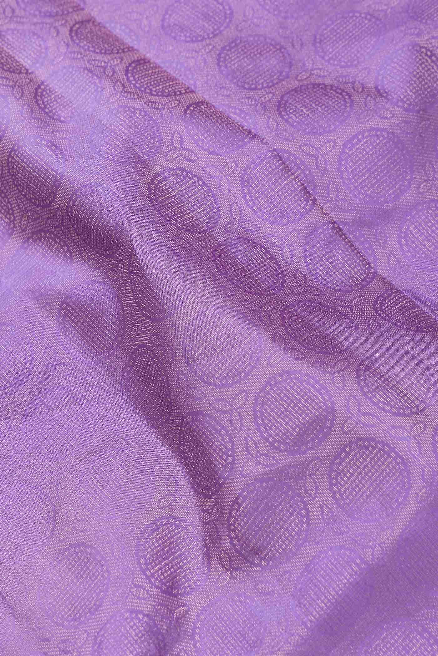 Lavender Dual Tone Soft Silk Saree