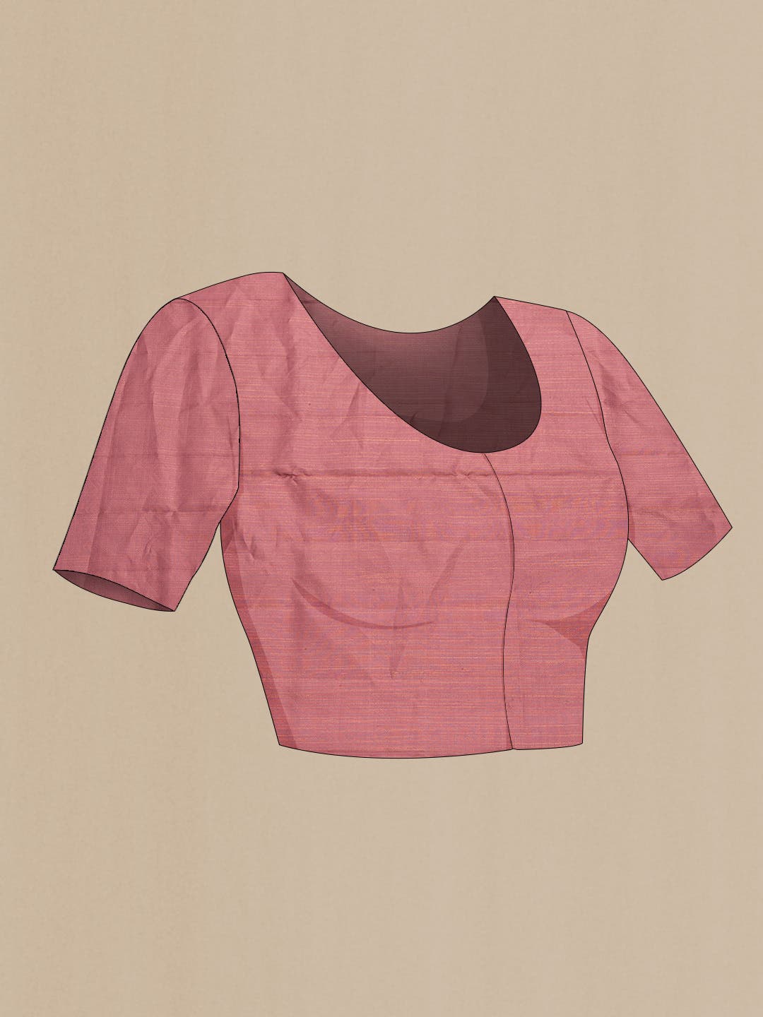 Mauve Dual Tone Soft Silk Saree