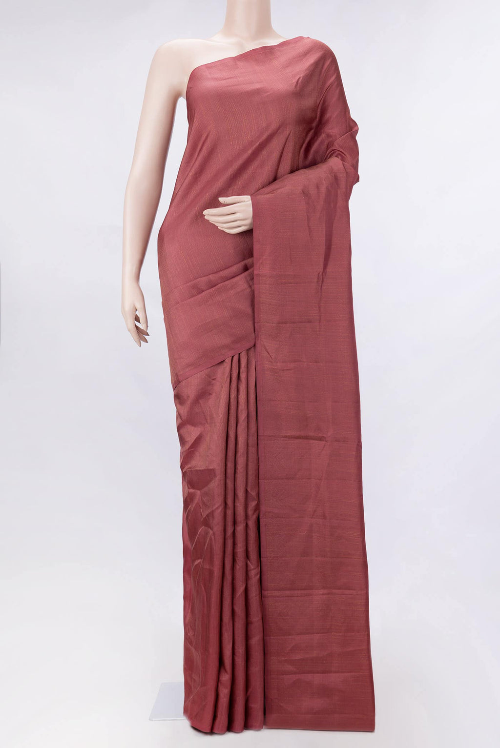 Mauve Dual Tone Soft Silk Saree