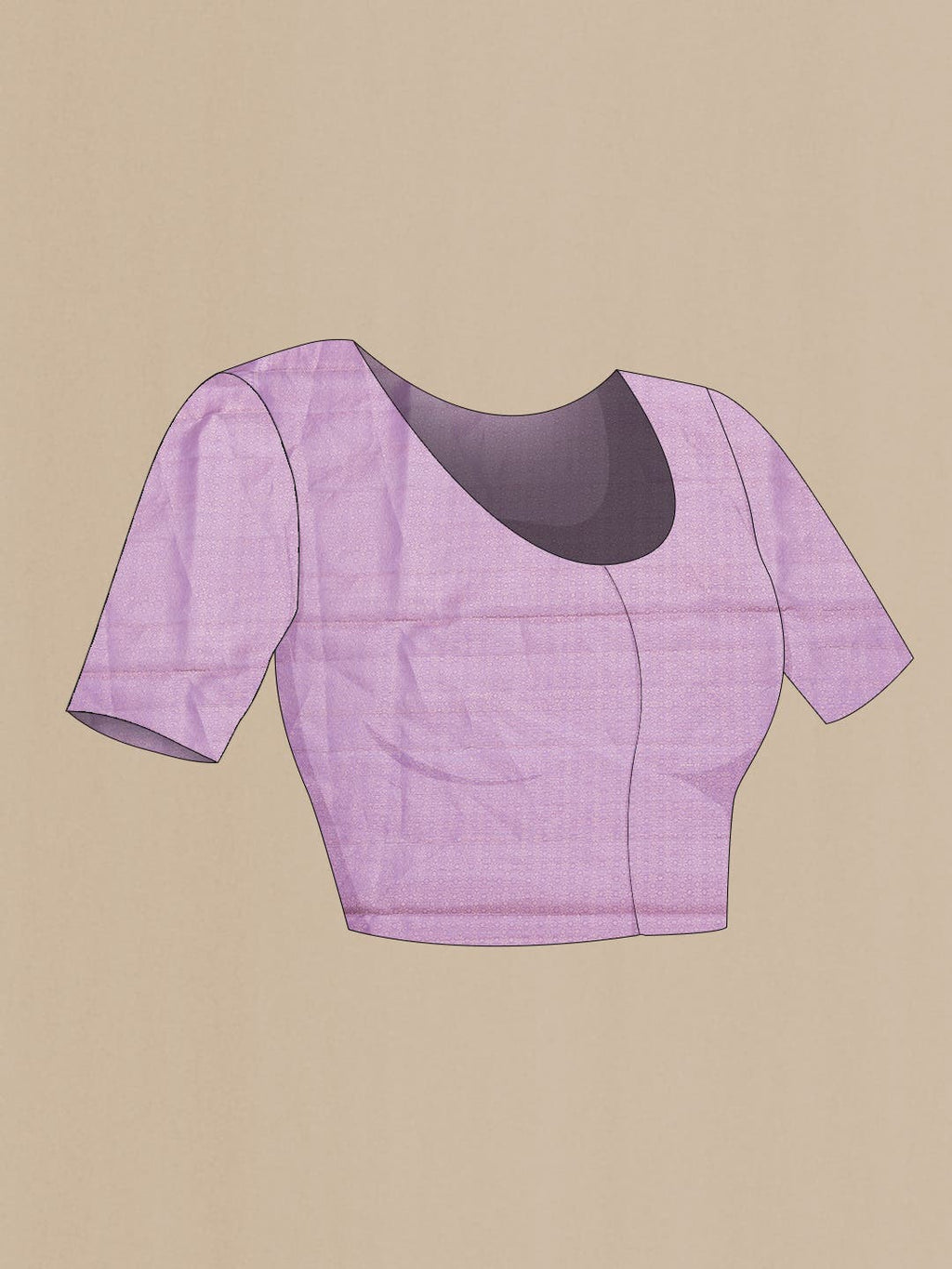 Lavender Dual Tone Soft Silk Saree