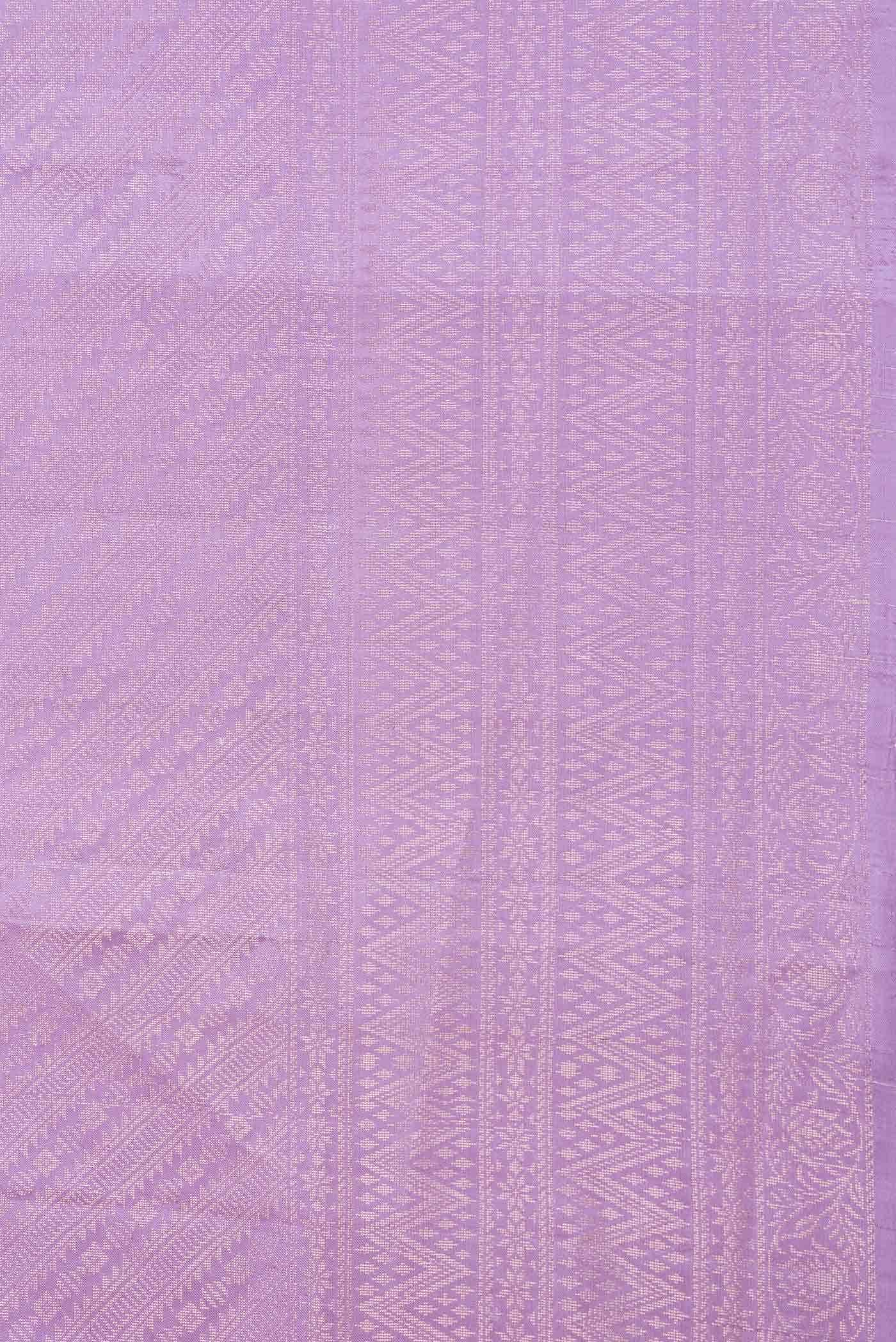 Lavender Dual Tone Soft Silk Saree