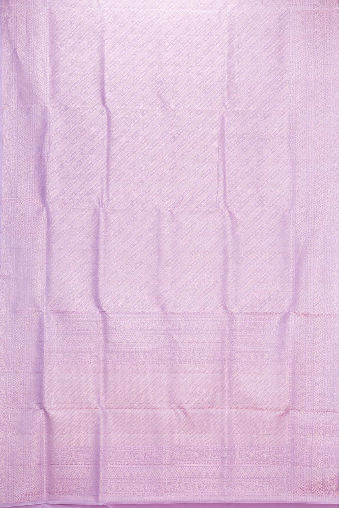 Lavender Dual Tone Soft Silk Saree