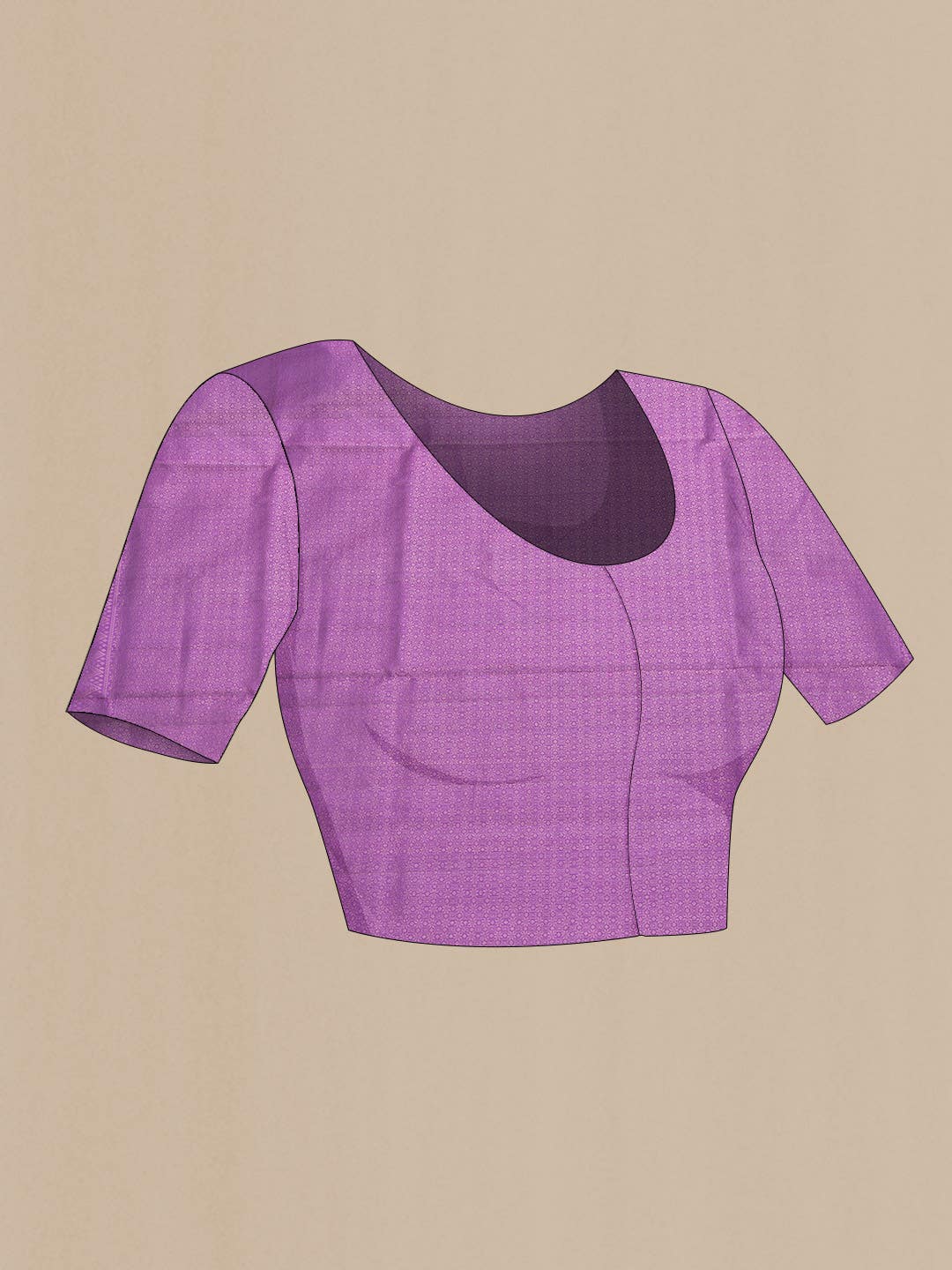 Purple Dual Tone Soft Silk Saree