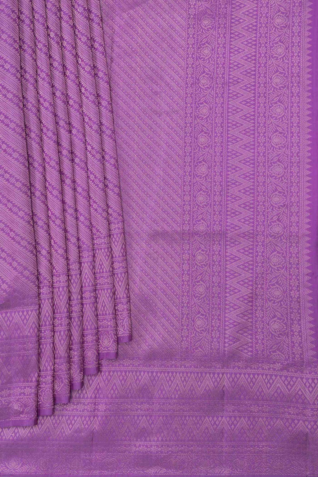 Purple Dual Tone Soft Silk Saree