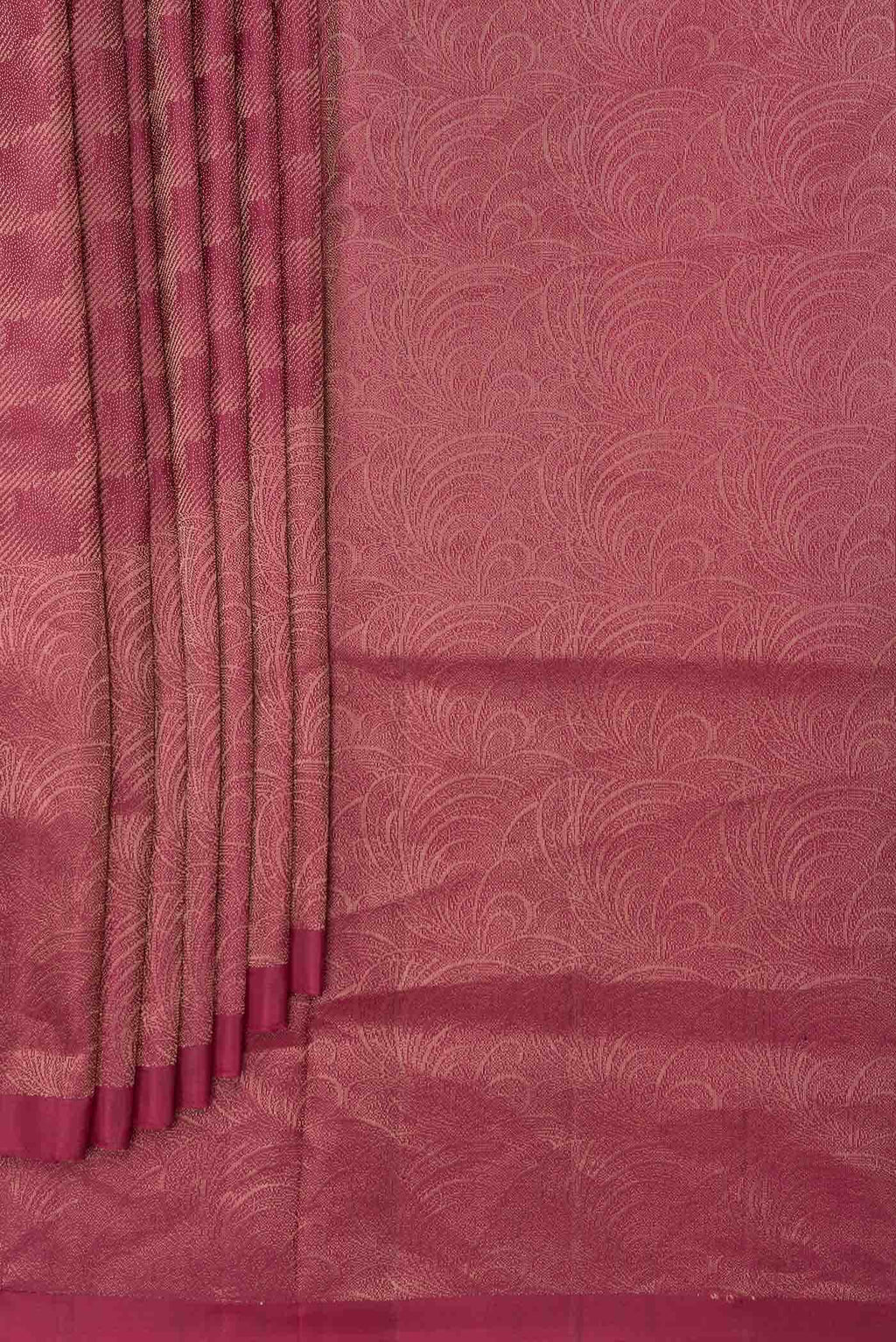 Dark Pink Dual Tone Soft Silk Saree