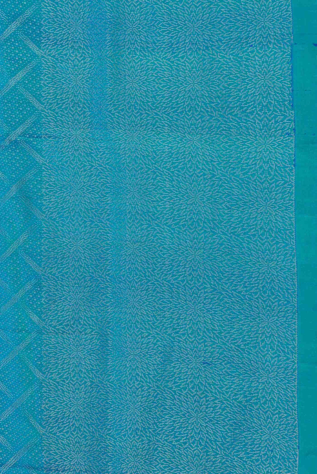 Peacock Blue Dual Tone Soft Silk Saree