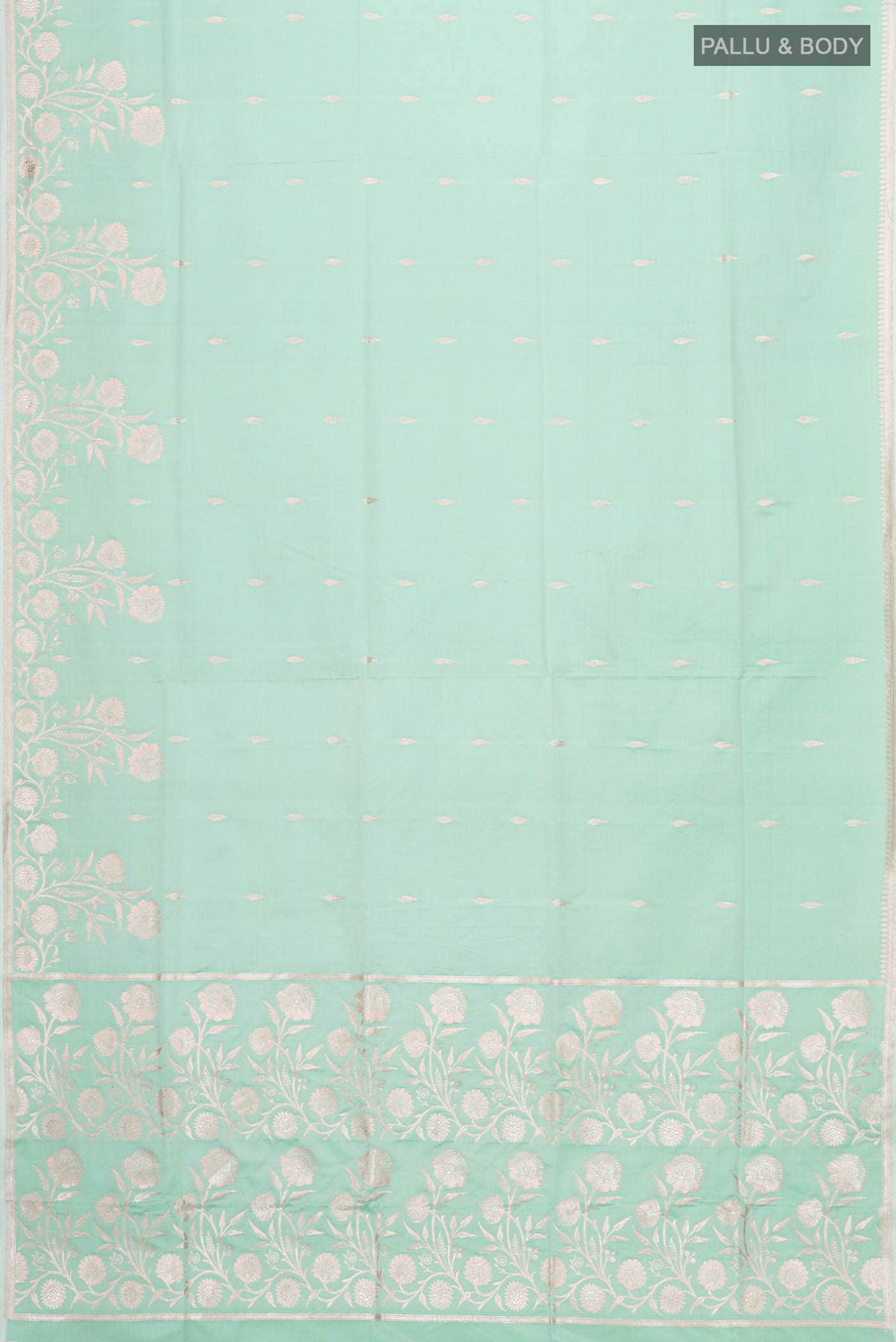 Green Banarasi Silk Saree