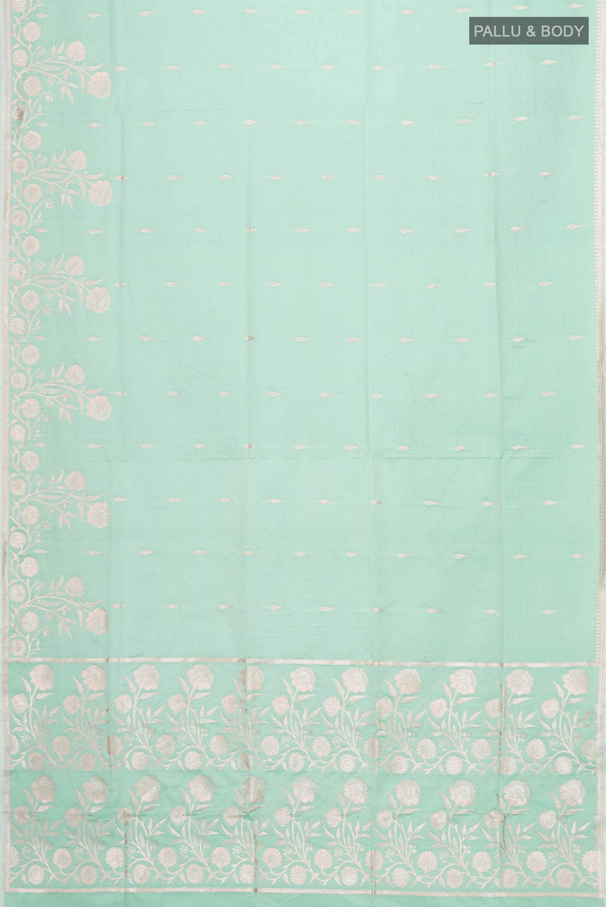 Green Banarasi Silk Saree