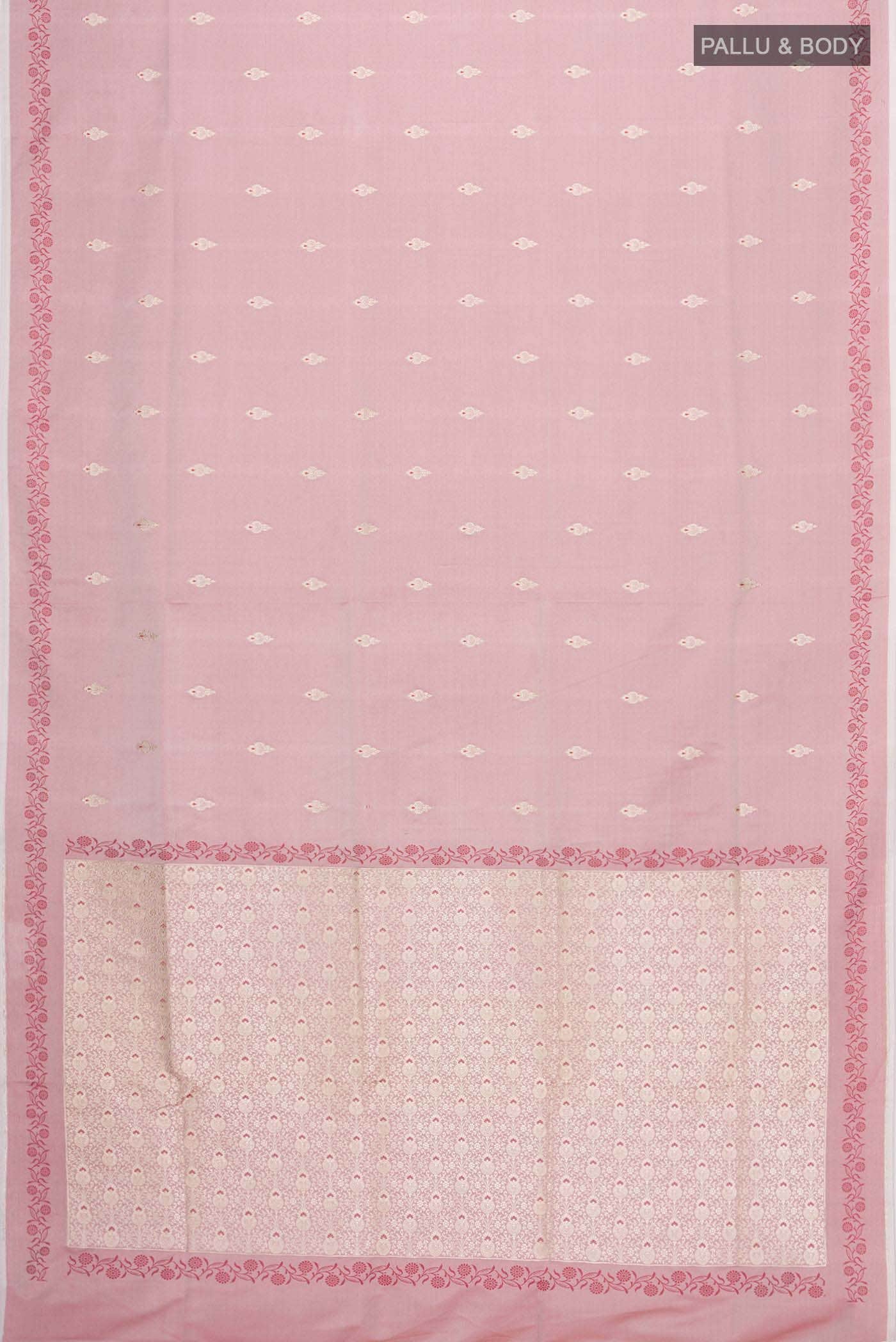 Mauve Banarasi Silk Saree