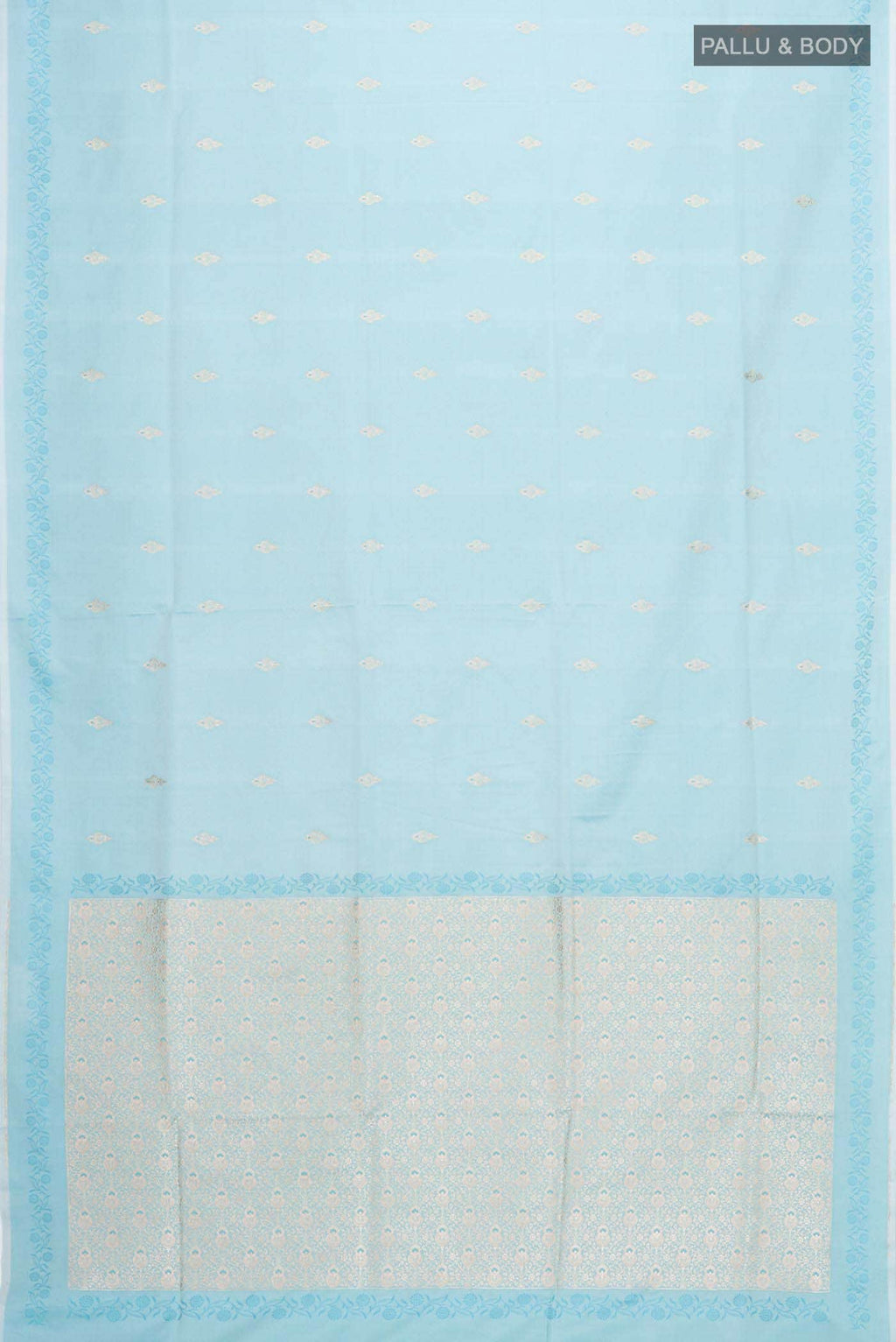 Blue Banarasi Silk Saree