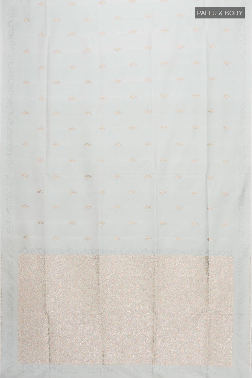 Grey Banarasi Silk Saree