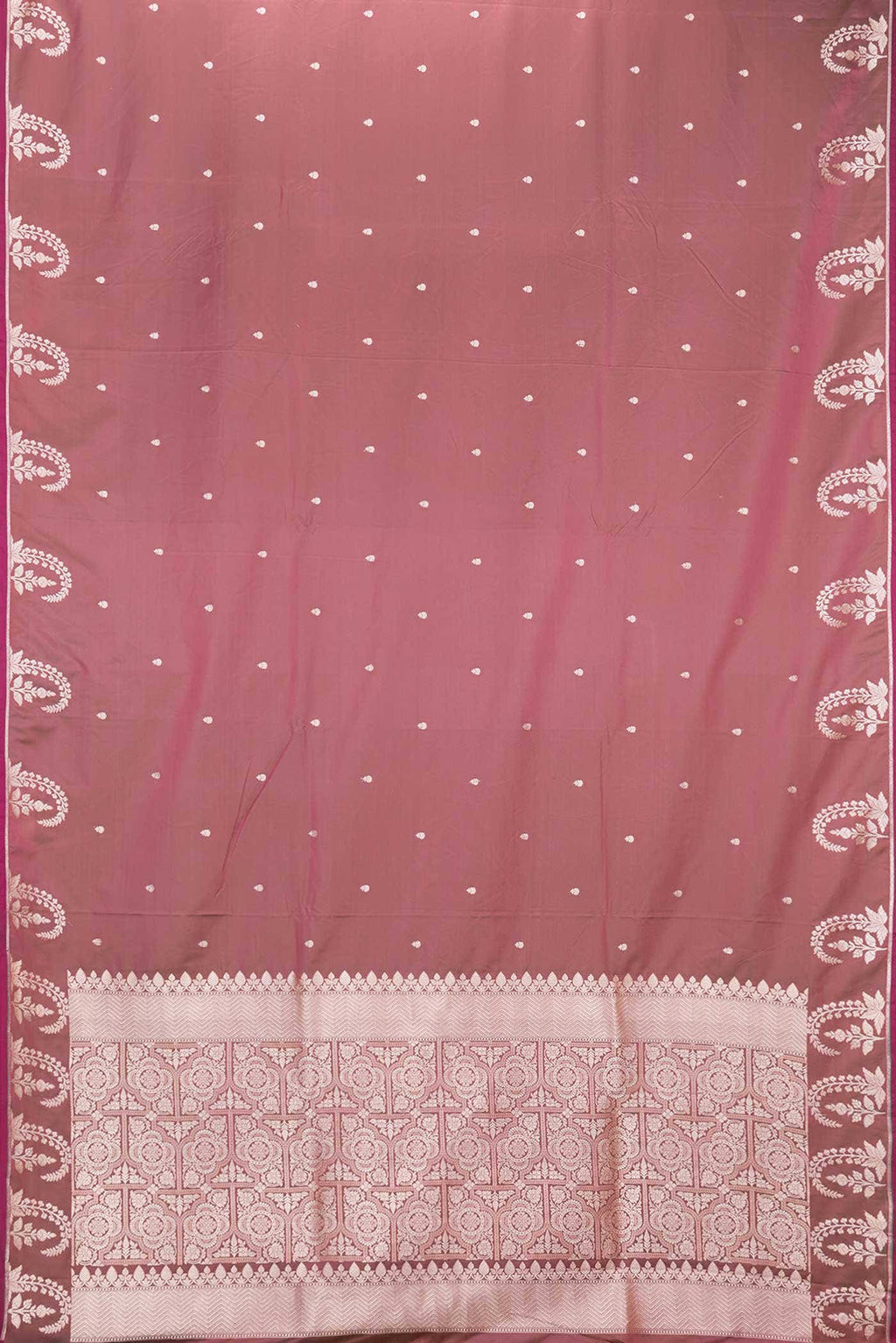 Mauve Dual Tone Blended Banarasi Silk Saree