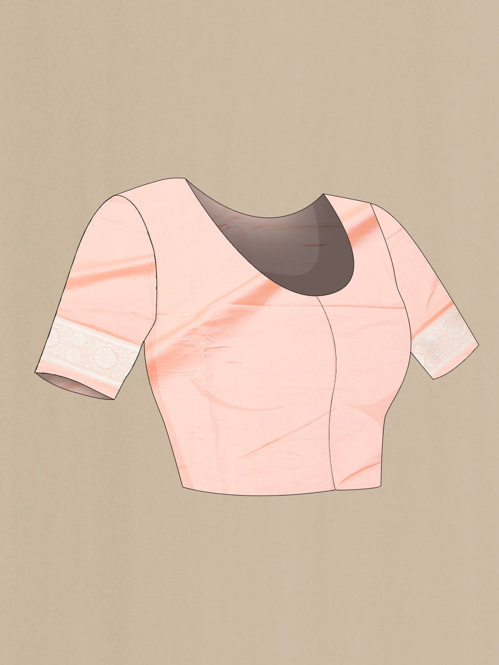 Pink Dual Tone Blended Banarasi Silk Saree