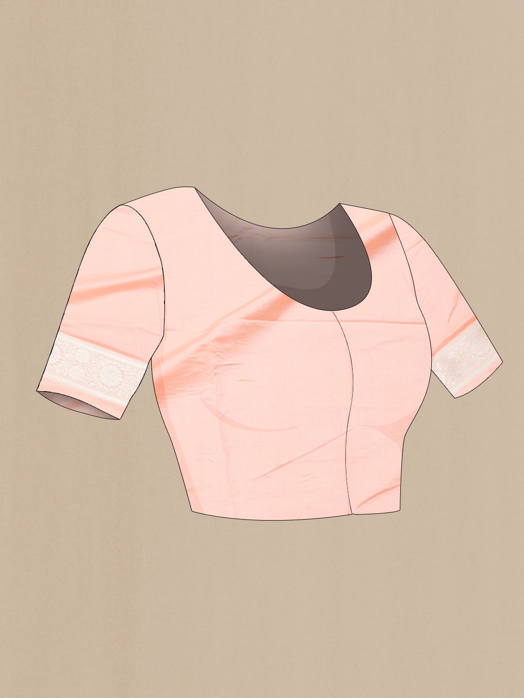 Pink Dual Tone Blended Banarasi Silk Saree