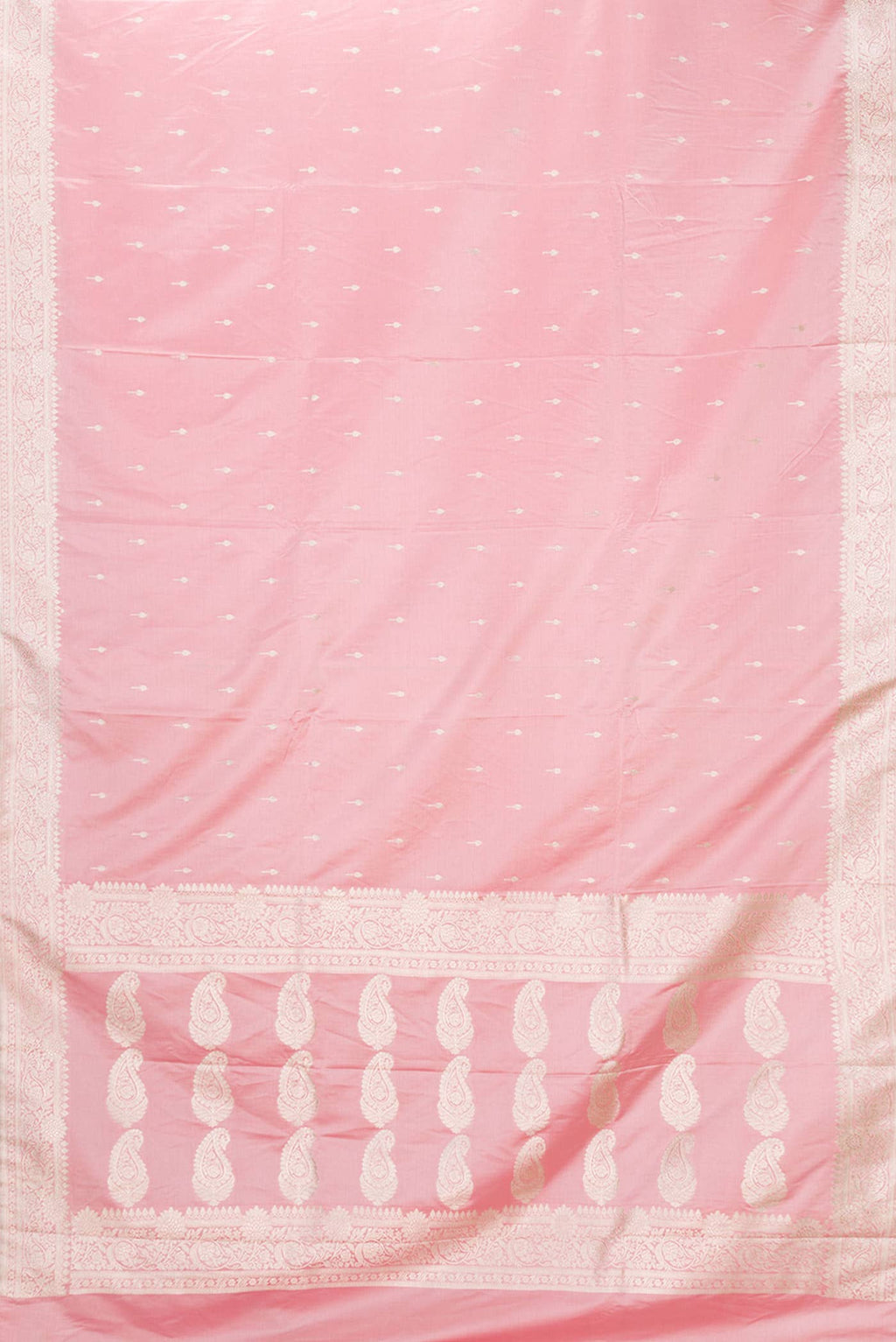 Pink Dual Tone Blended Banarasi Silk Saree
