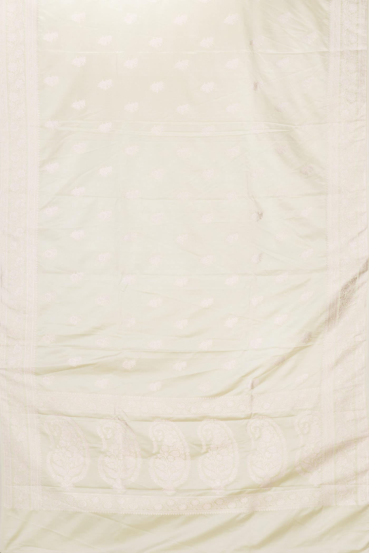 Dark Beige Dual Tone Blended Banarasi Silk Saree