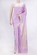 Lilac Dual Tone Blended Banarasi Silk Saree