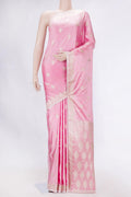 Pink Dual Tone Blended Banarasi Silk Saree