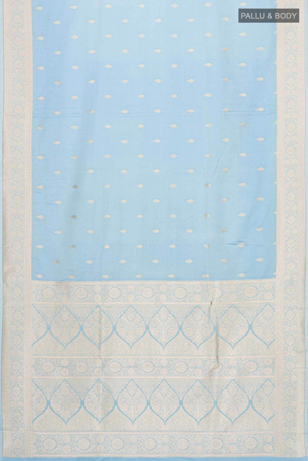 Blue Banarasi Silk Saree
