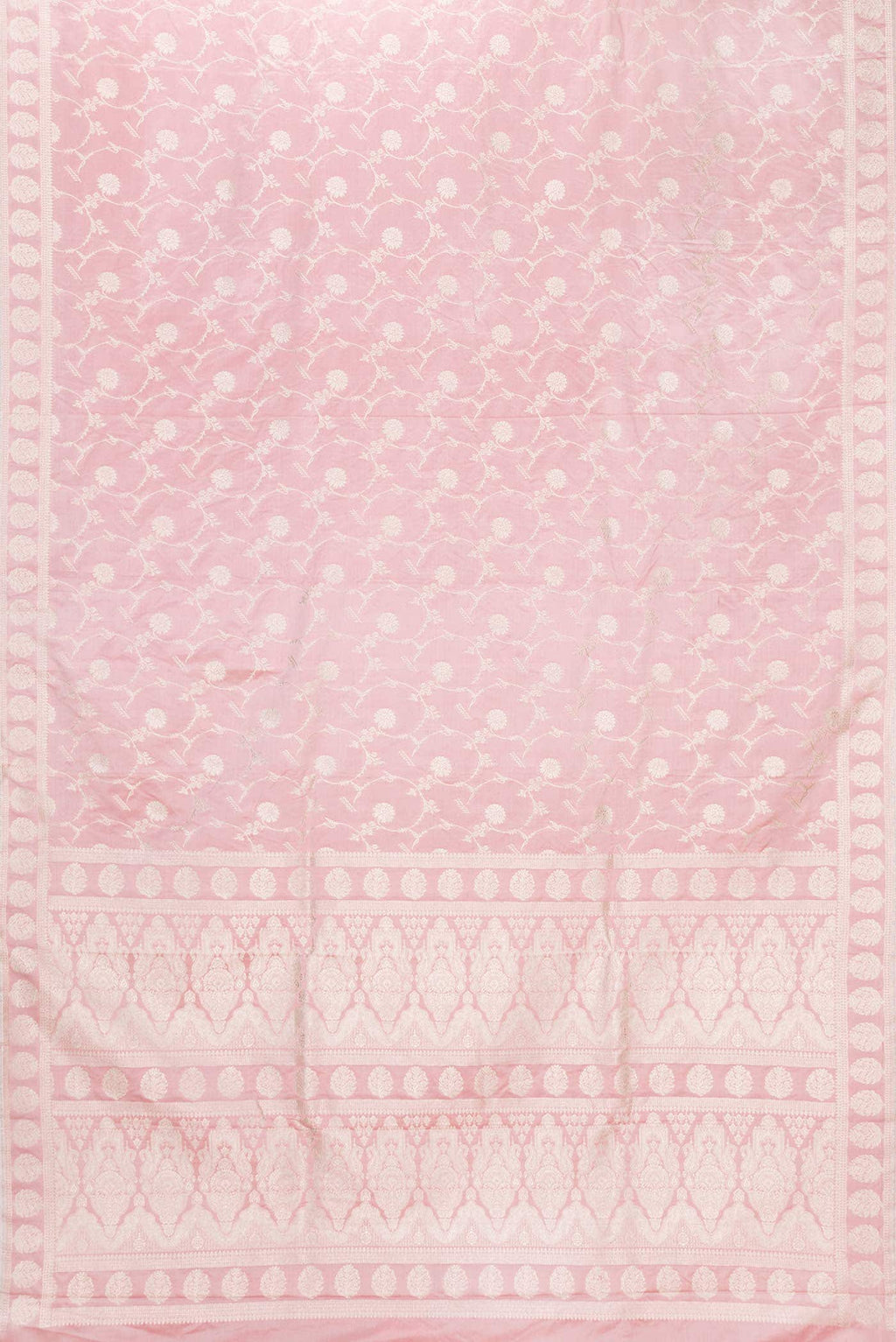 Pink Dual Tone Blended Banarasi Silk Saree