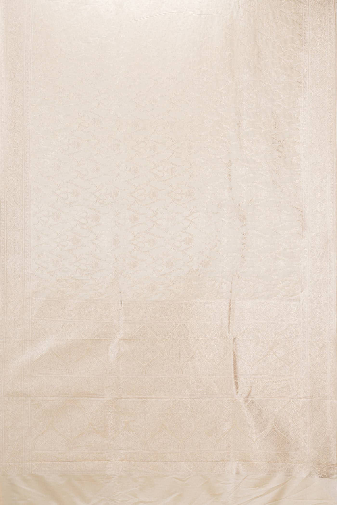 Sandal Dual Tone Blended Banarasi Silk Saree