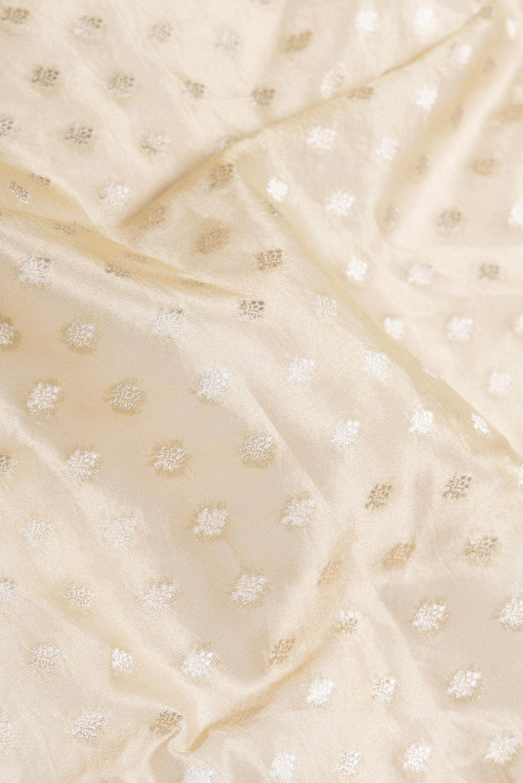 Sandal Dual Tone Organza Silk Saree