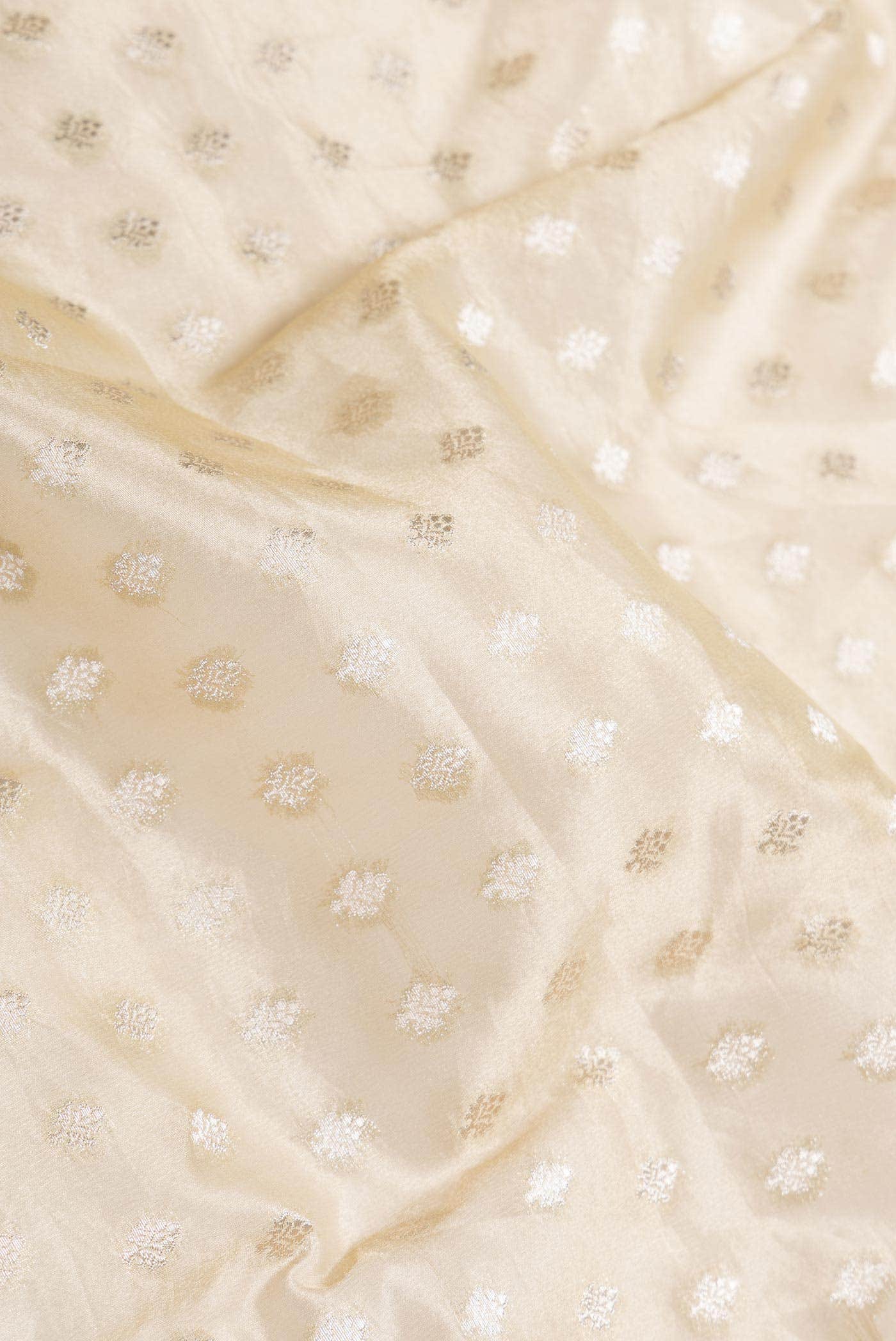 Sandal Dual Tone Organza Silk Saree
