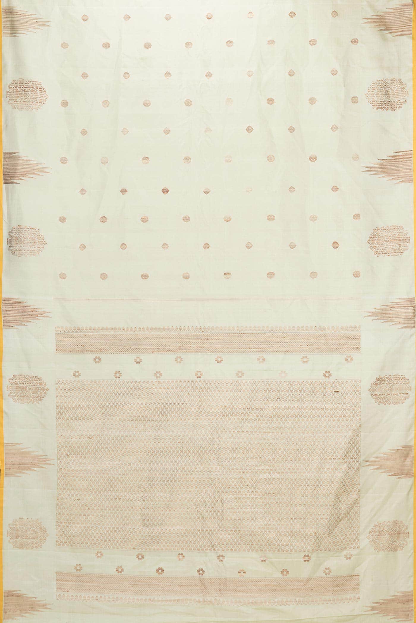 Pista Green Gadwal Silk Saree