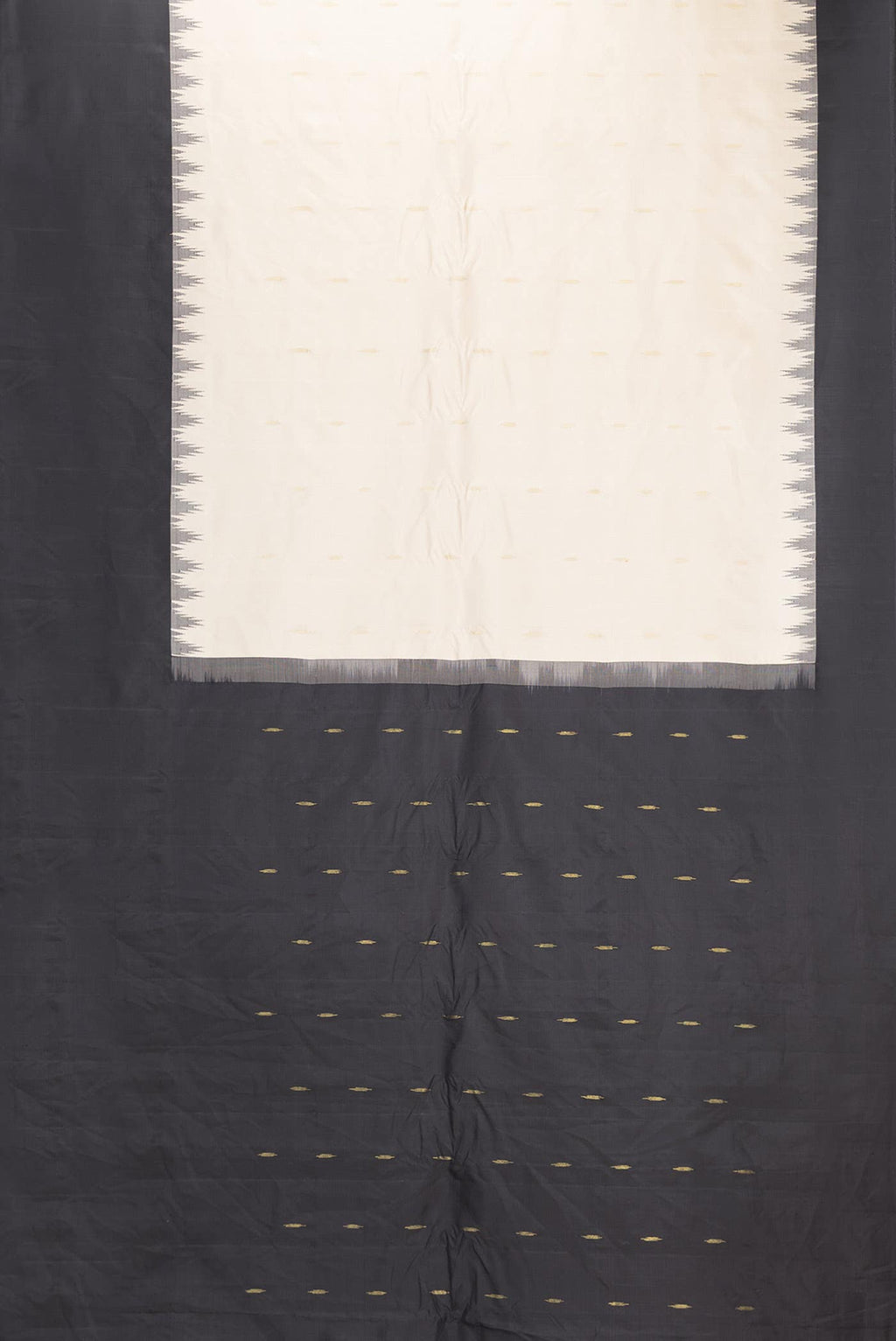 Beige Dual Tone Gadwal Silk Saree