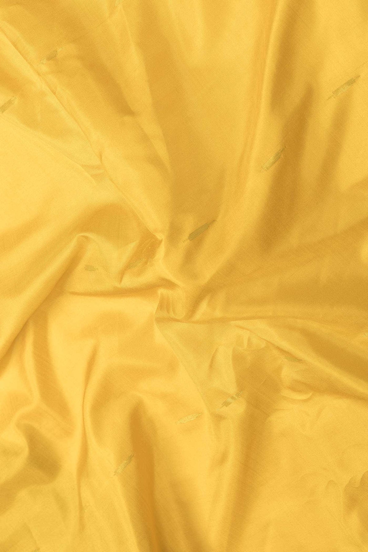 Yellow Dual Tone Gadwal Silk Saree