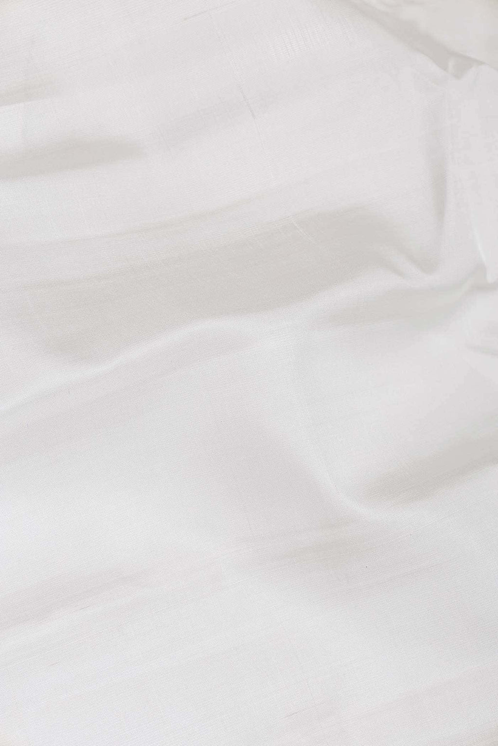 Off White Gadwal Silk Saree