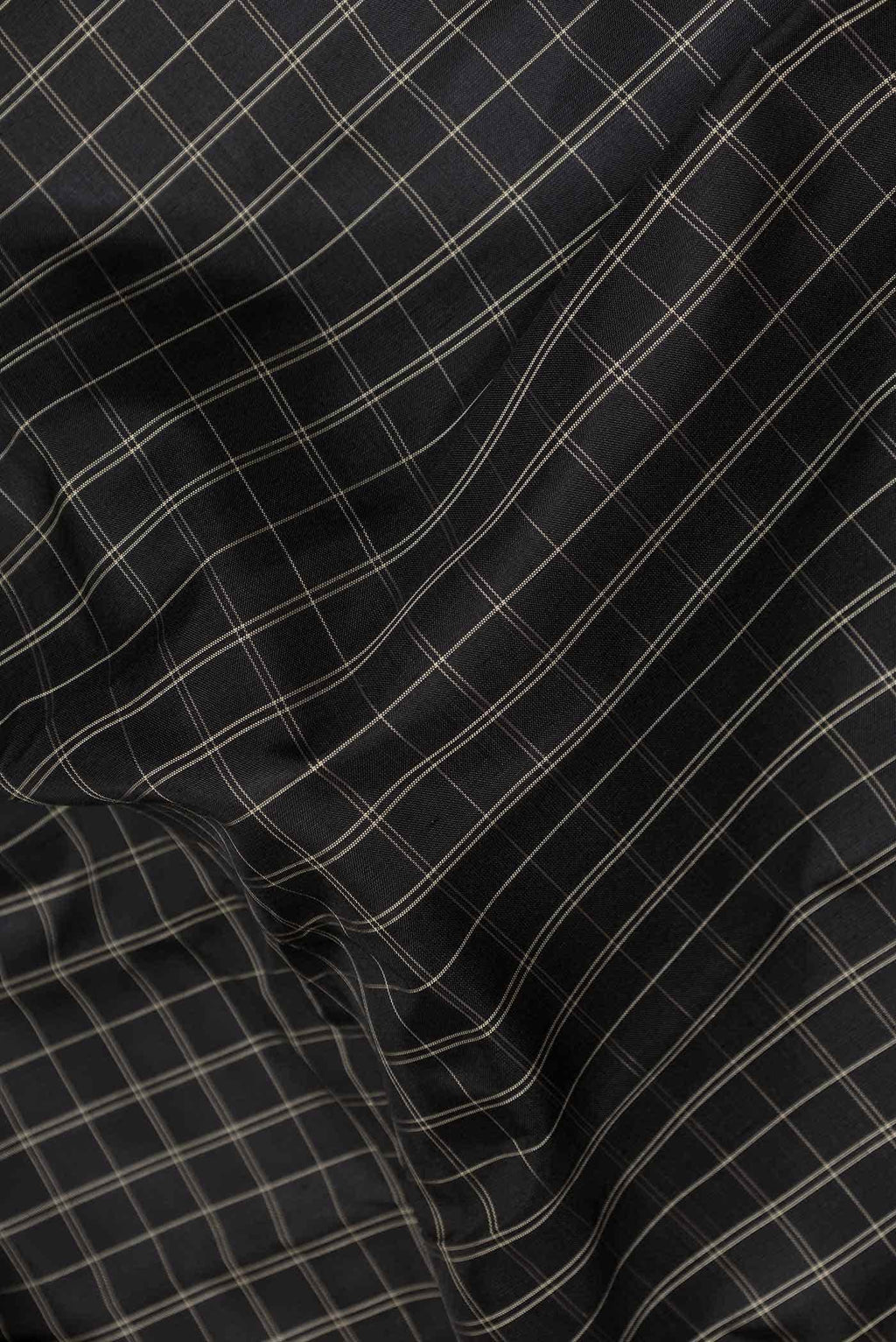 Black Gadwal Silk Saree