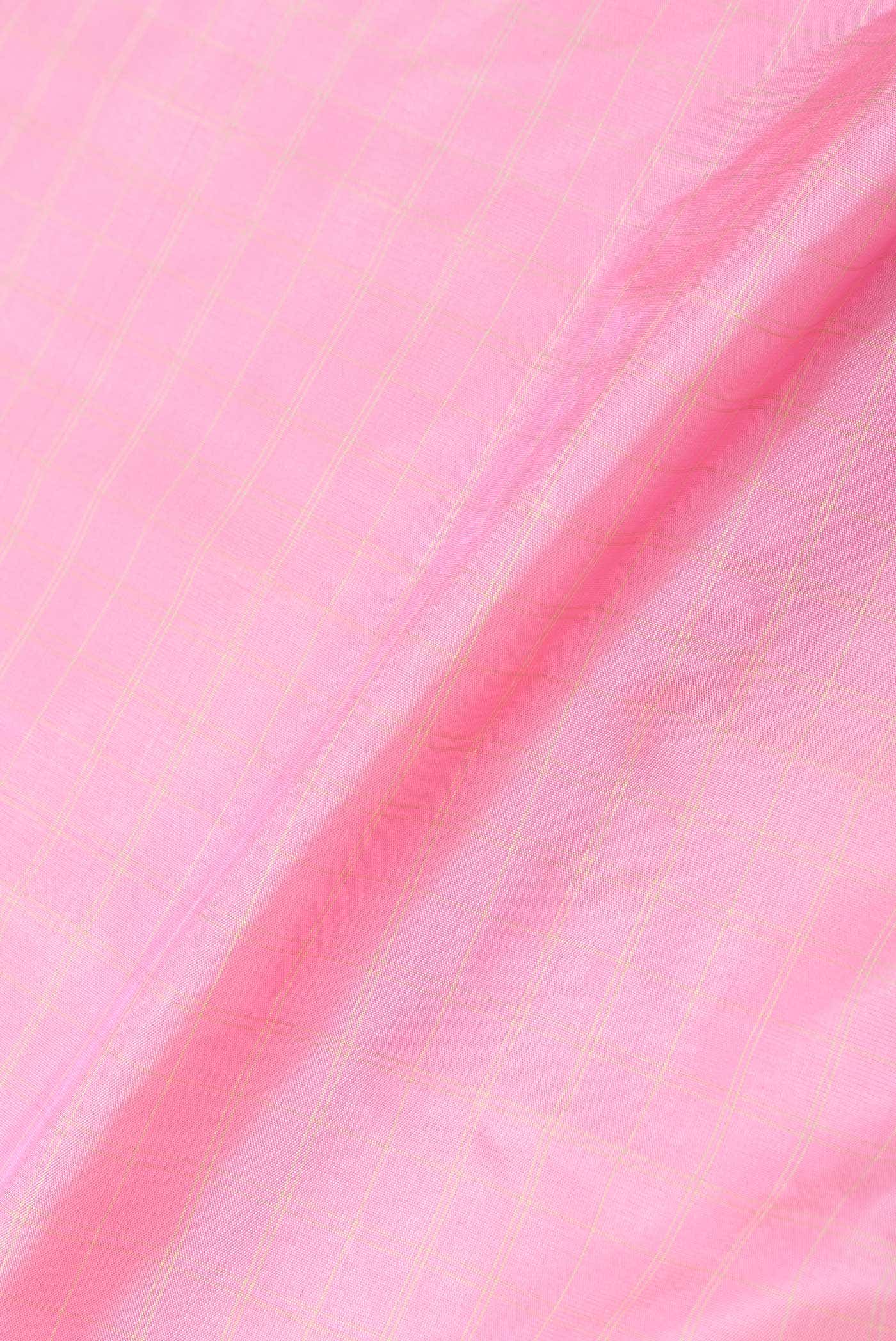 Pink Dual Tone Gadwal Silk Saree
