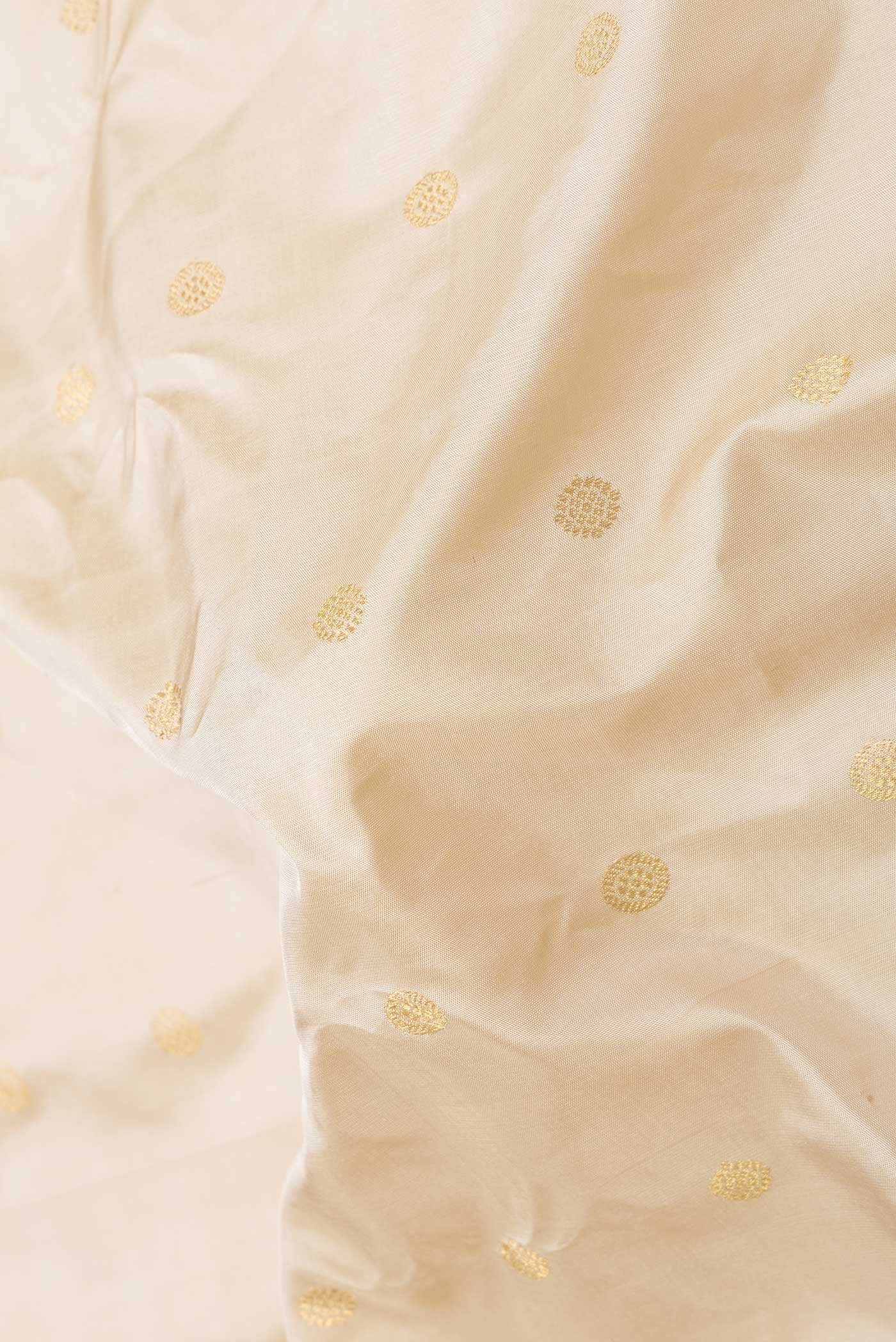 Beige Dual Tone Gadwal Silk Saree