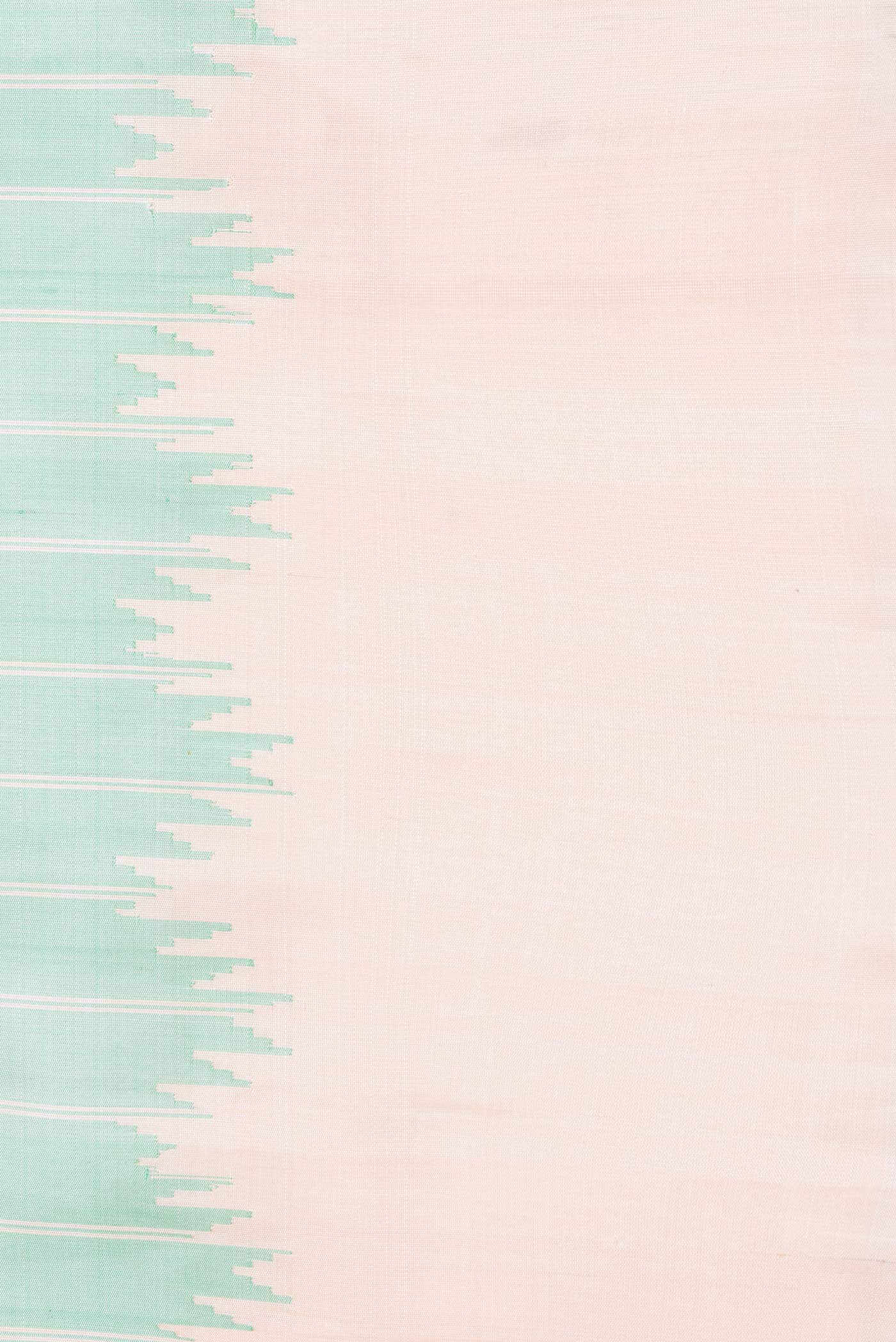 Sea Green Gadwal Silk Saree
