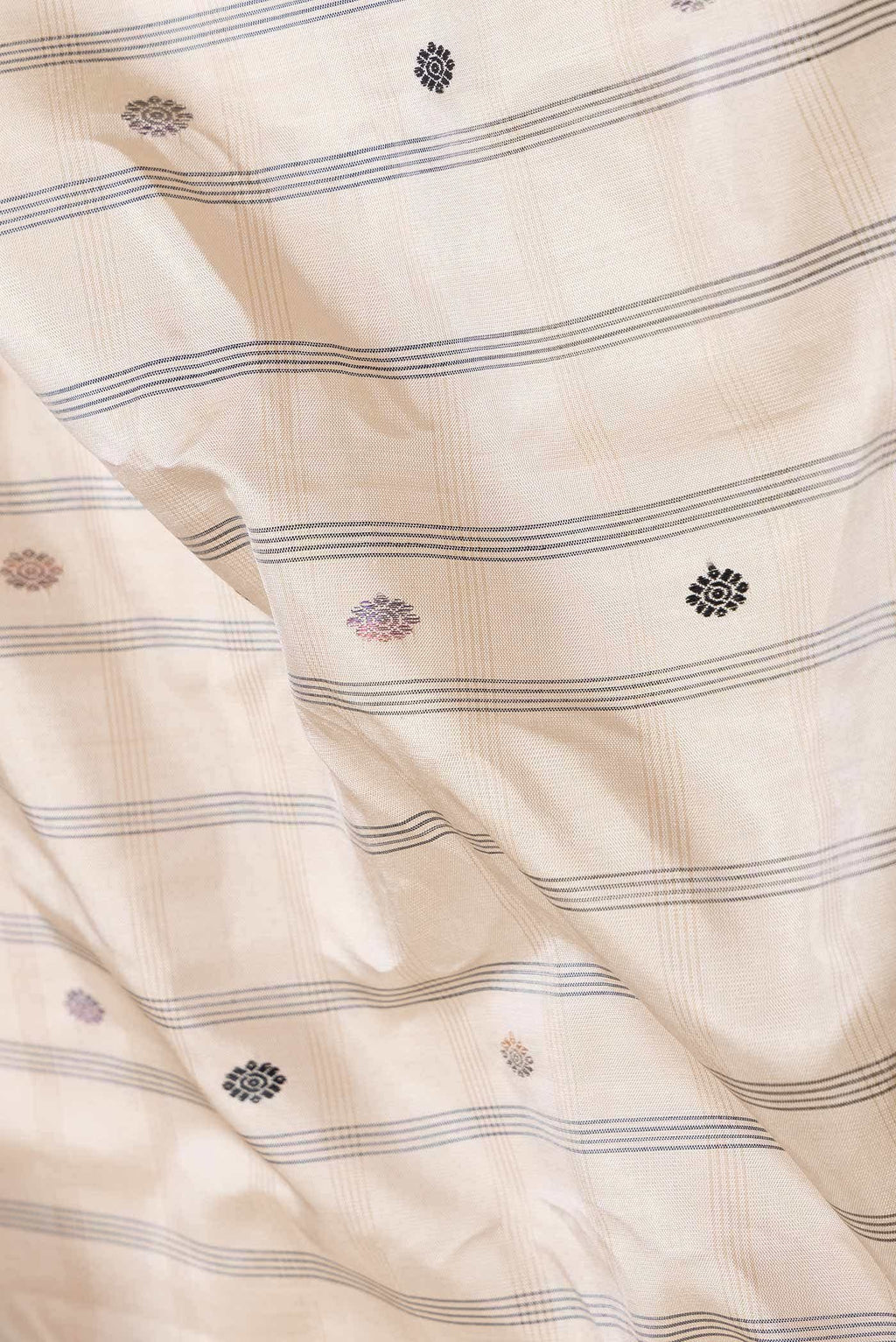 Sandal Dual Tone Gadwal Silk Saree