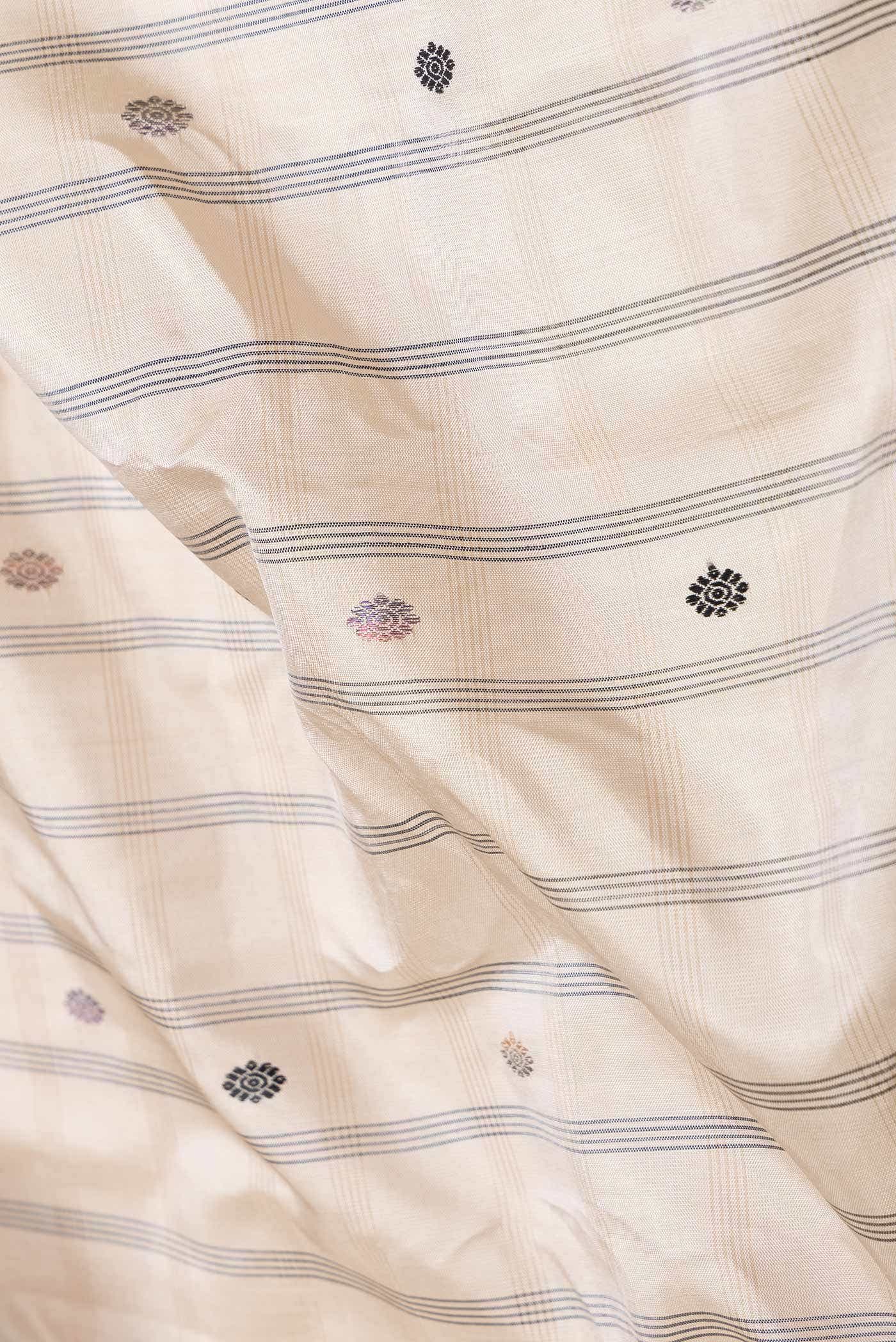 Sandal Dual Tone Gadwal Silk Saree
