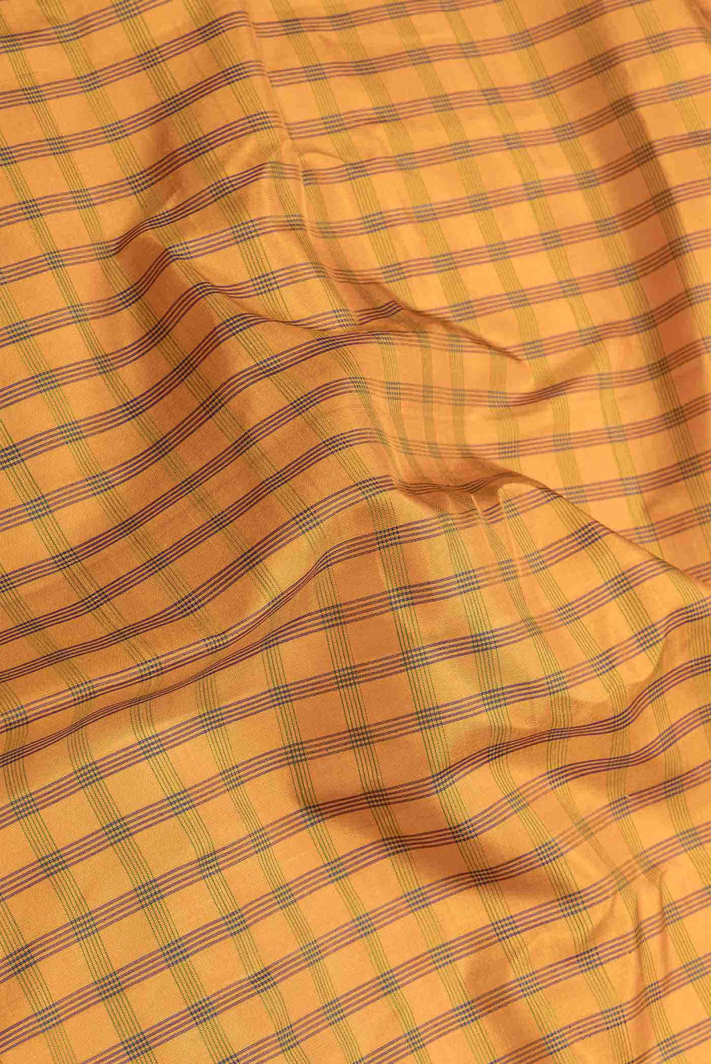 Mustard Dual Tone Gadwal Silk Saree