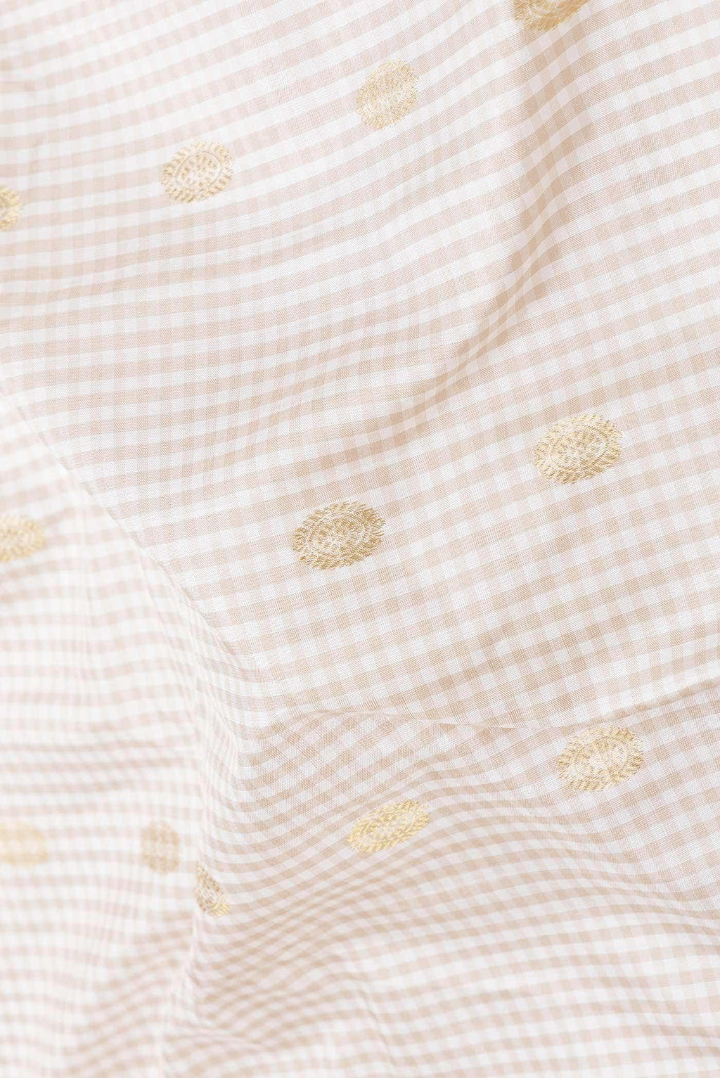 Beige Dual Tone Gadwal Silk Saree