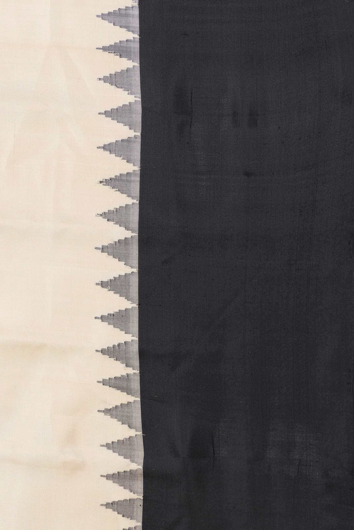 Beige Dual Tone Gadwal Silk Saree