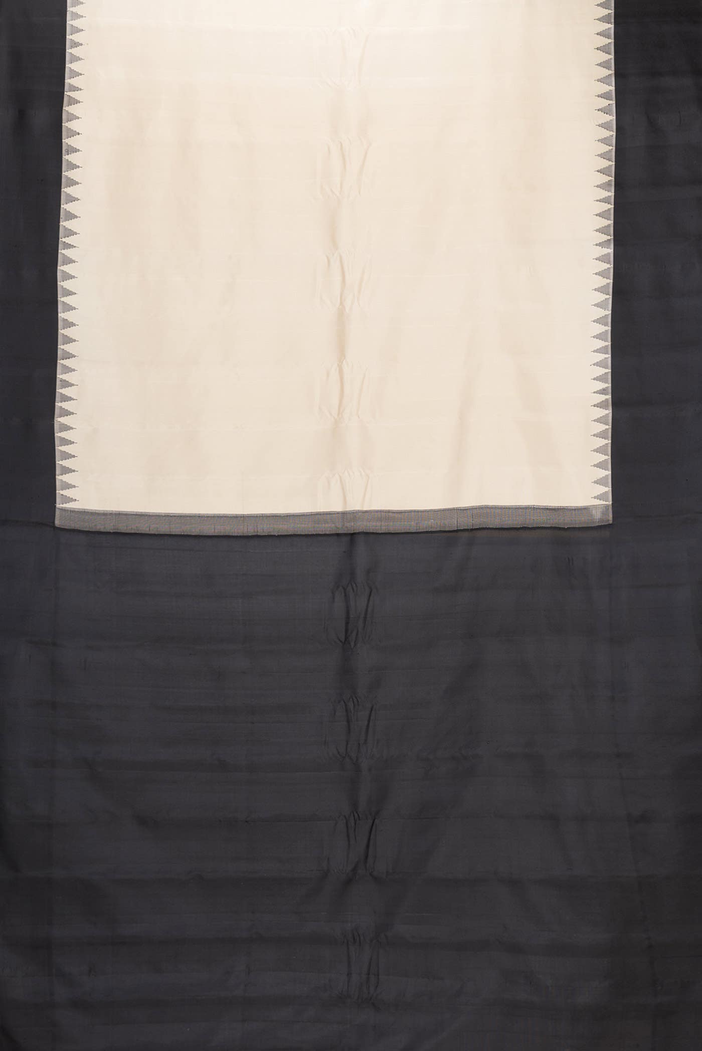 Beige Dual Tone Gadwal Silk Saree