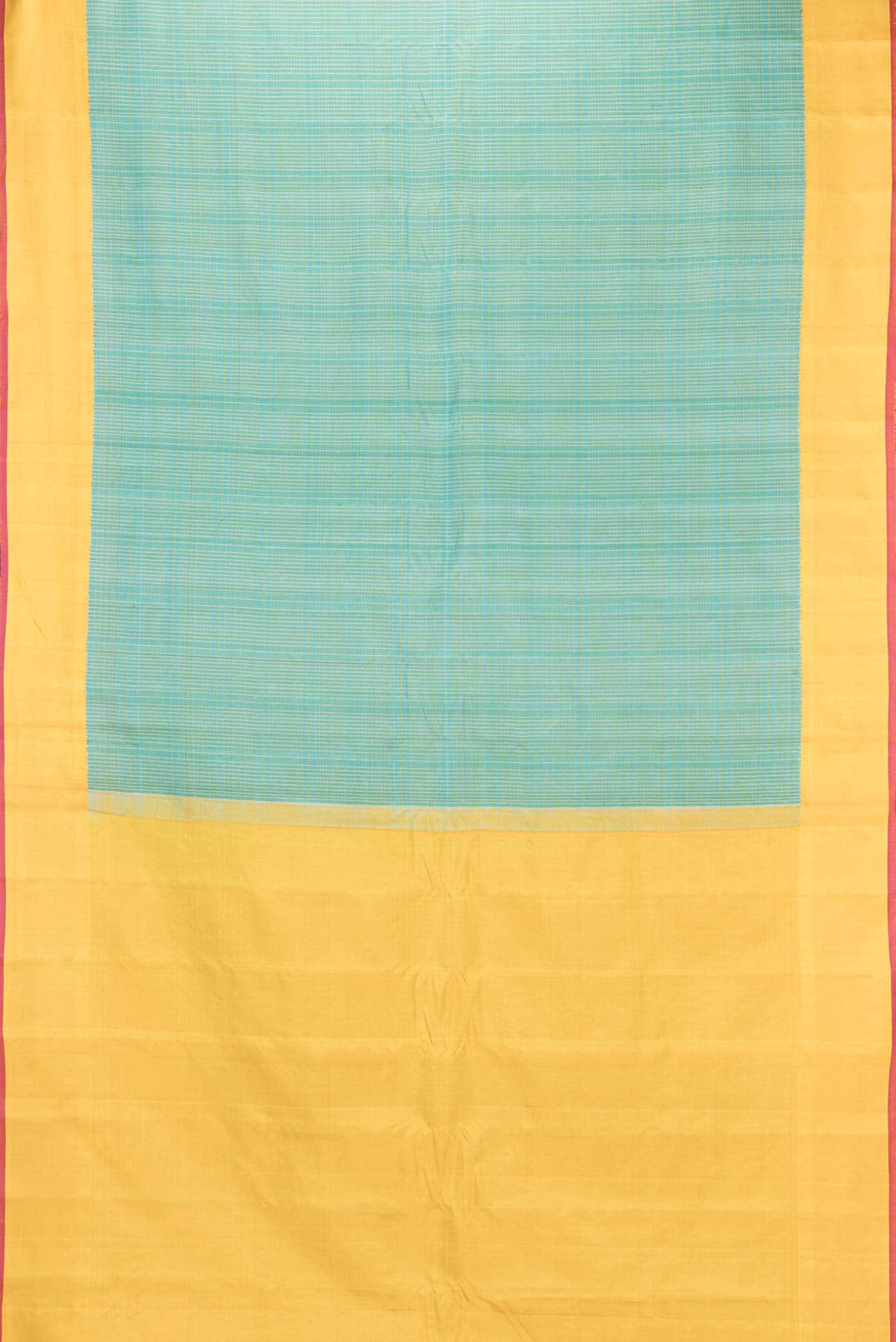Sea Green Gadwal Silk Saree