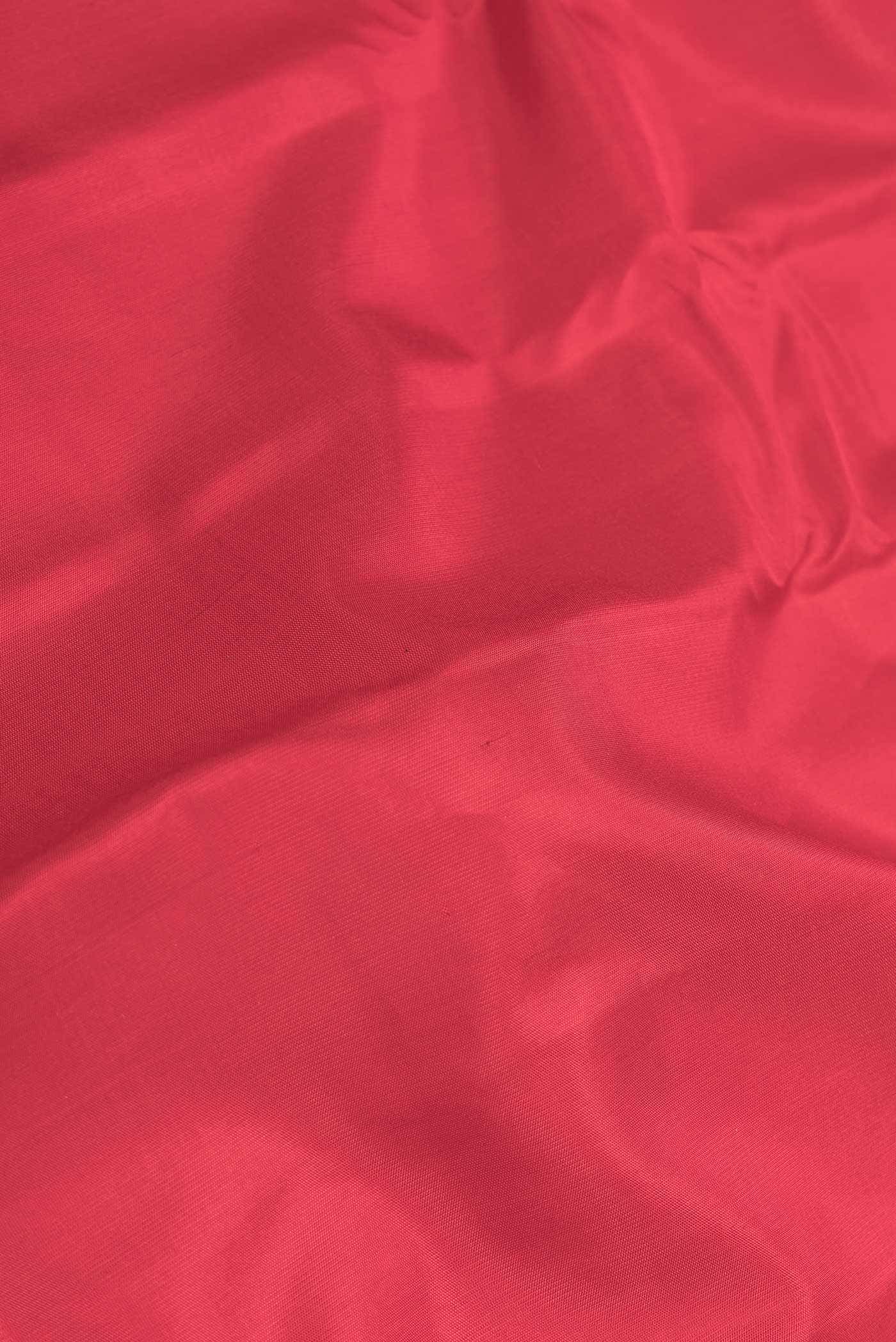 Red Dual Tone Gadwal Silk Saree