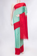 Sea Green Gadwal Silk Saree