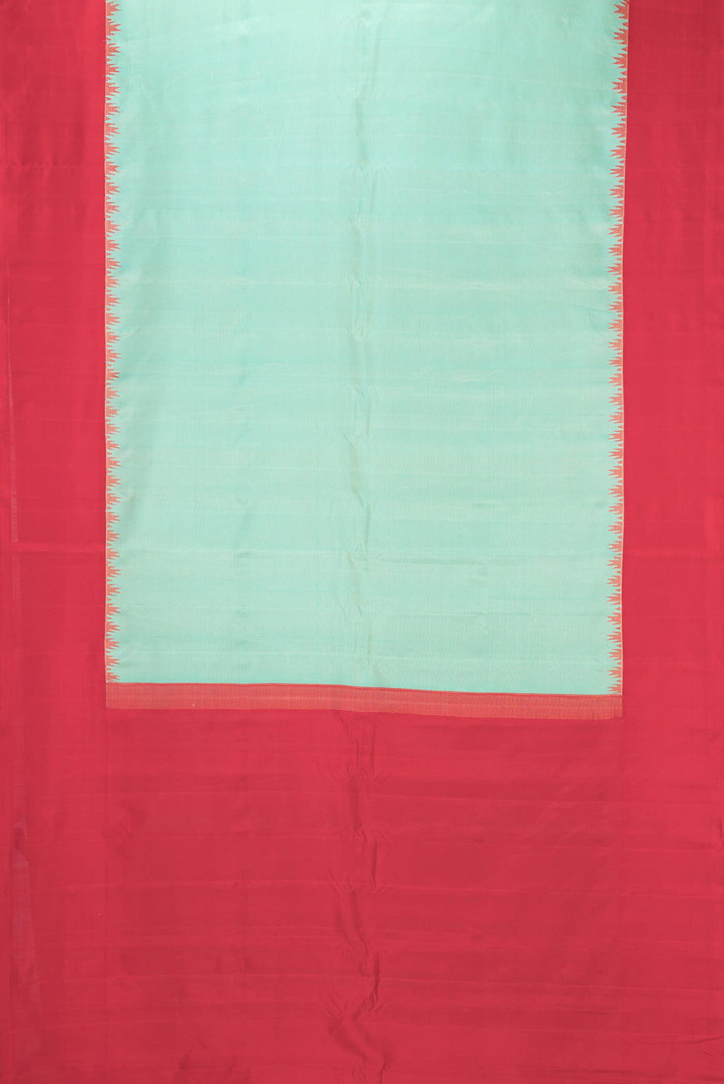 Sea Green Gadwal Silk Saree