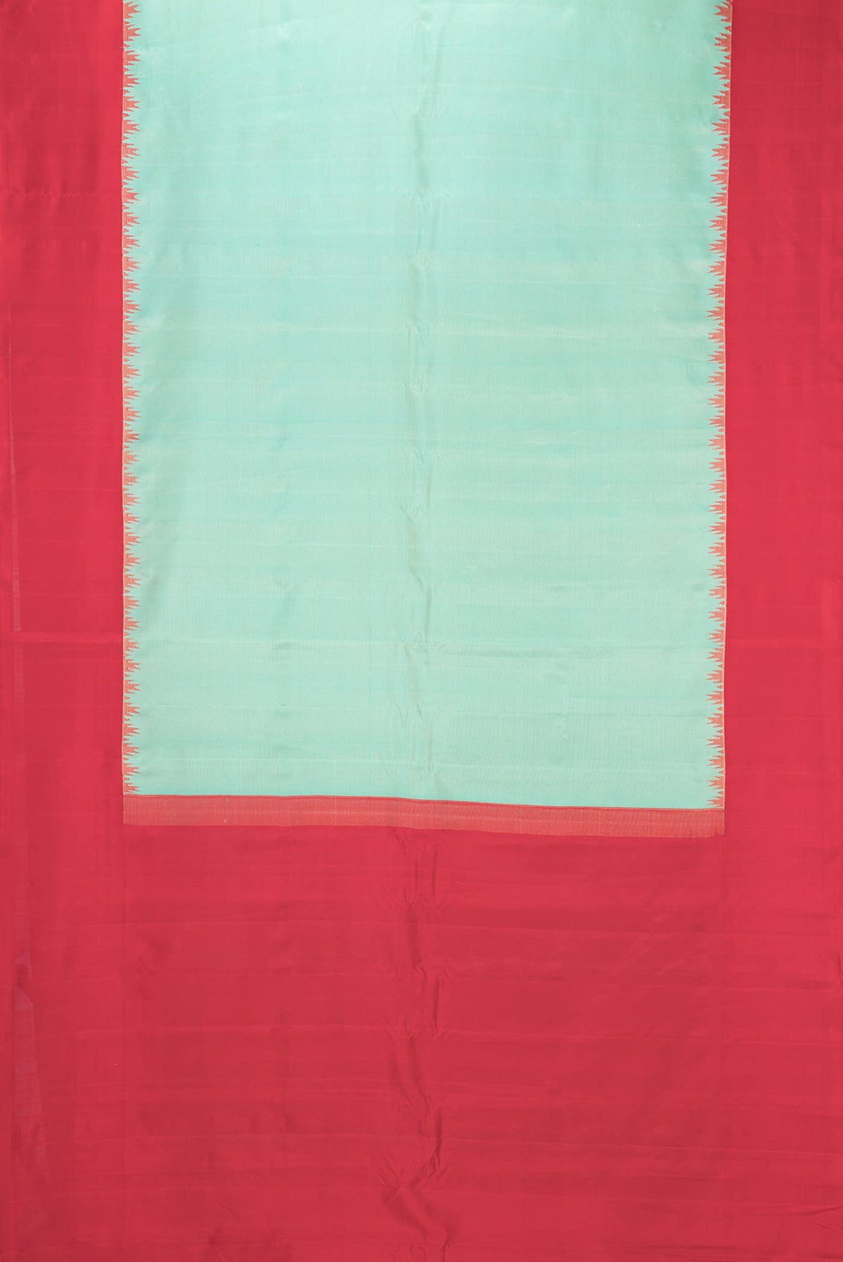 Sea Green Gadwal Silk Saree