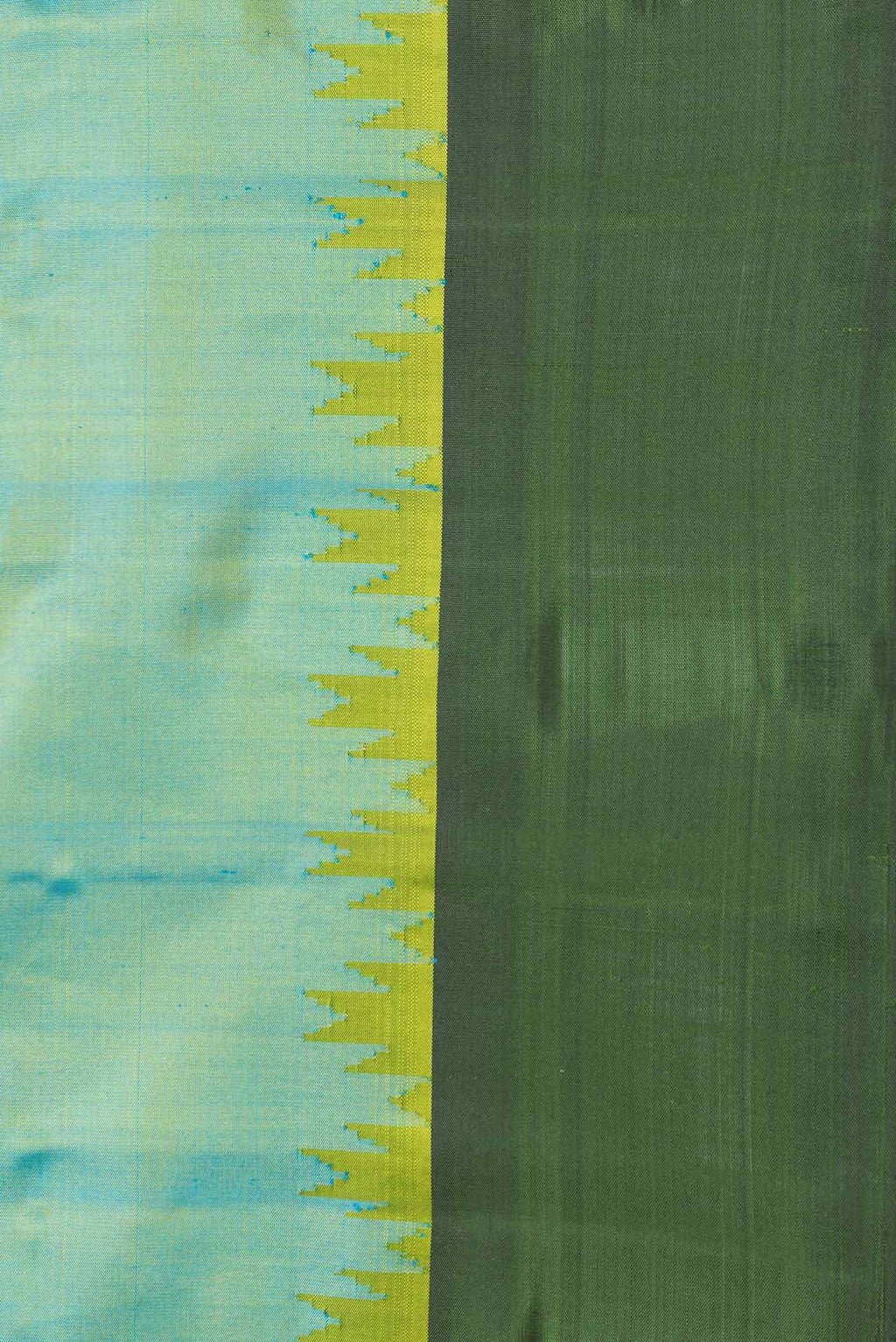 Sky Blue Gadwal Silk Saree